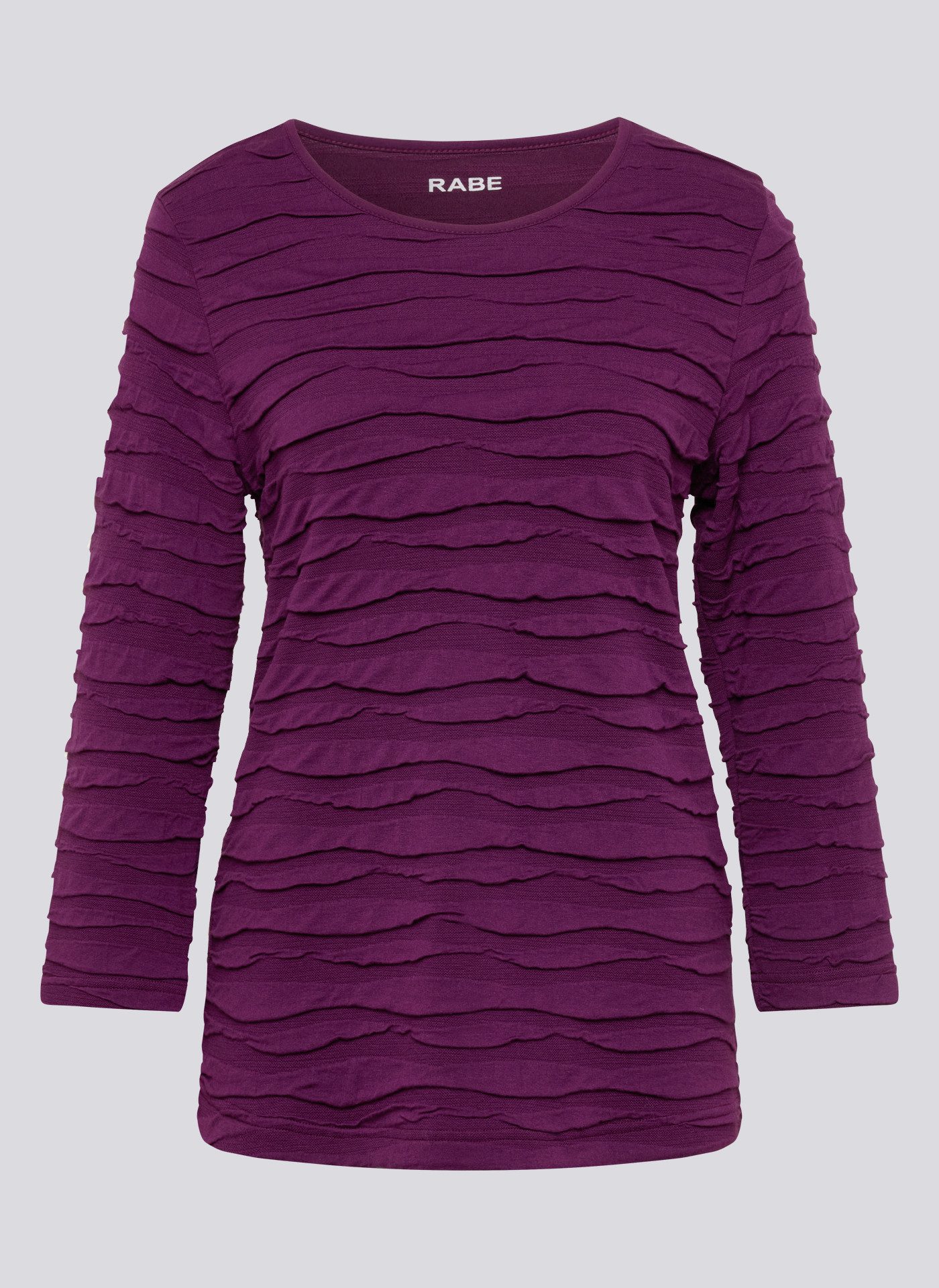 Rabe Gebreide trui in streepjes-rib-look