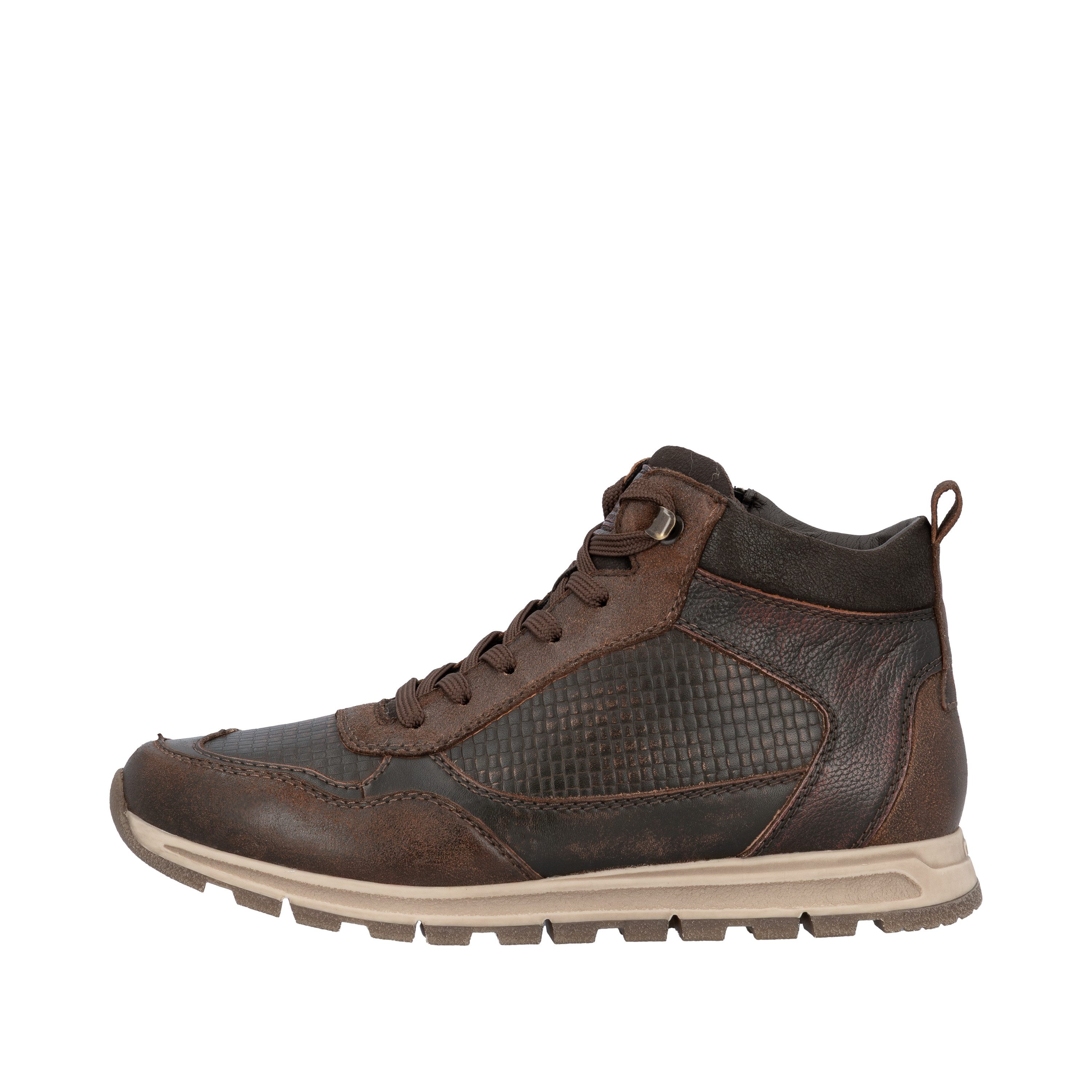 Rieker Sneakerboots Veterboots, high top sneaker, veterschoen met binnenritssluiting