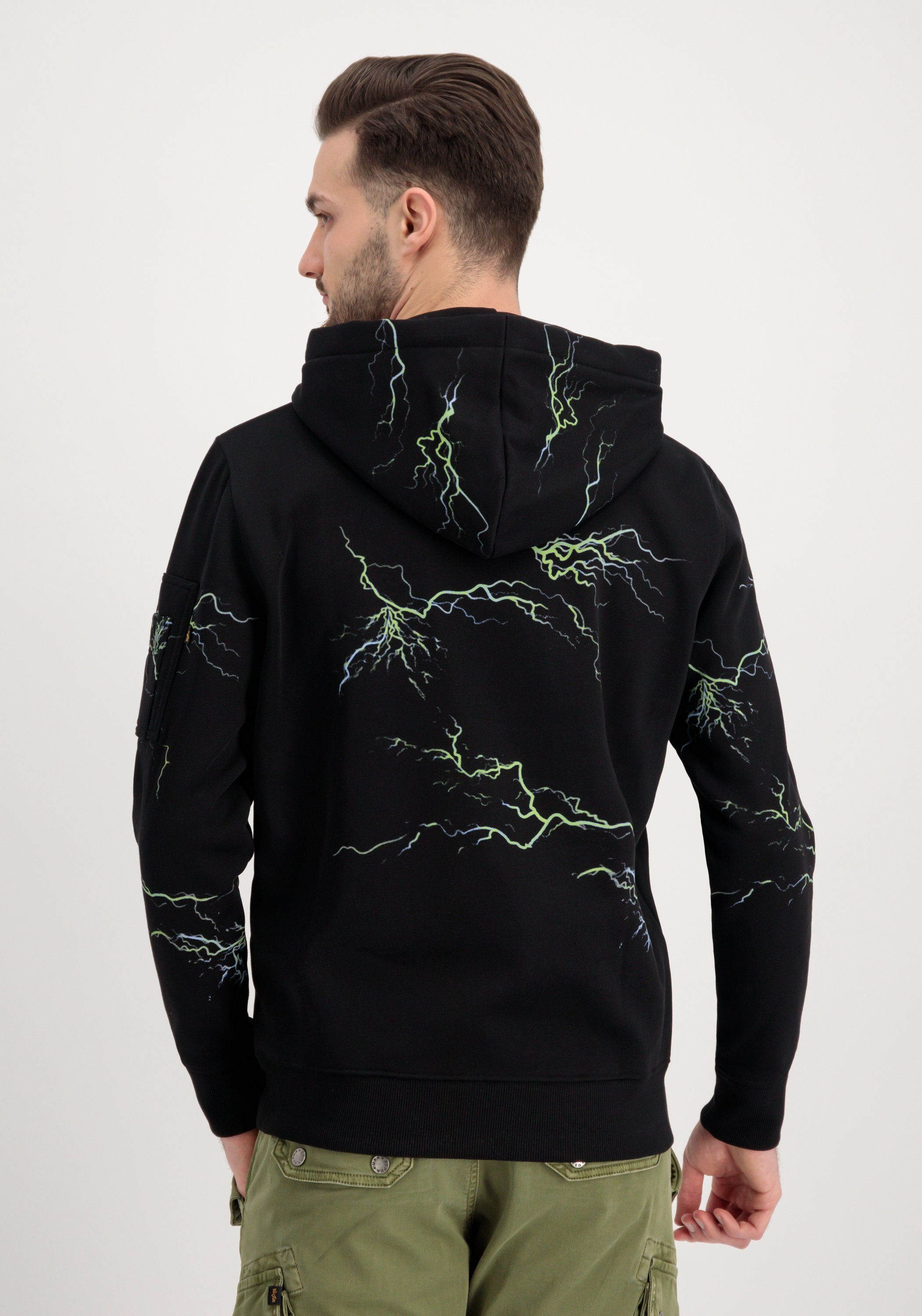 Alpha Industries Hoodie Lightning AOP Hoodie