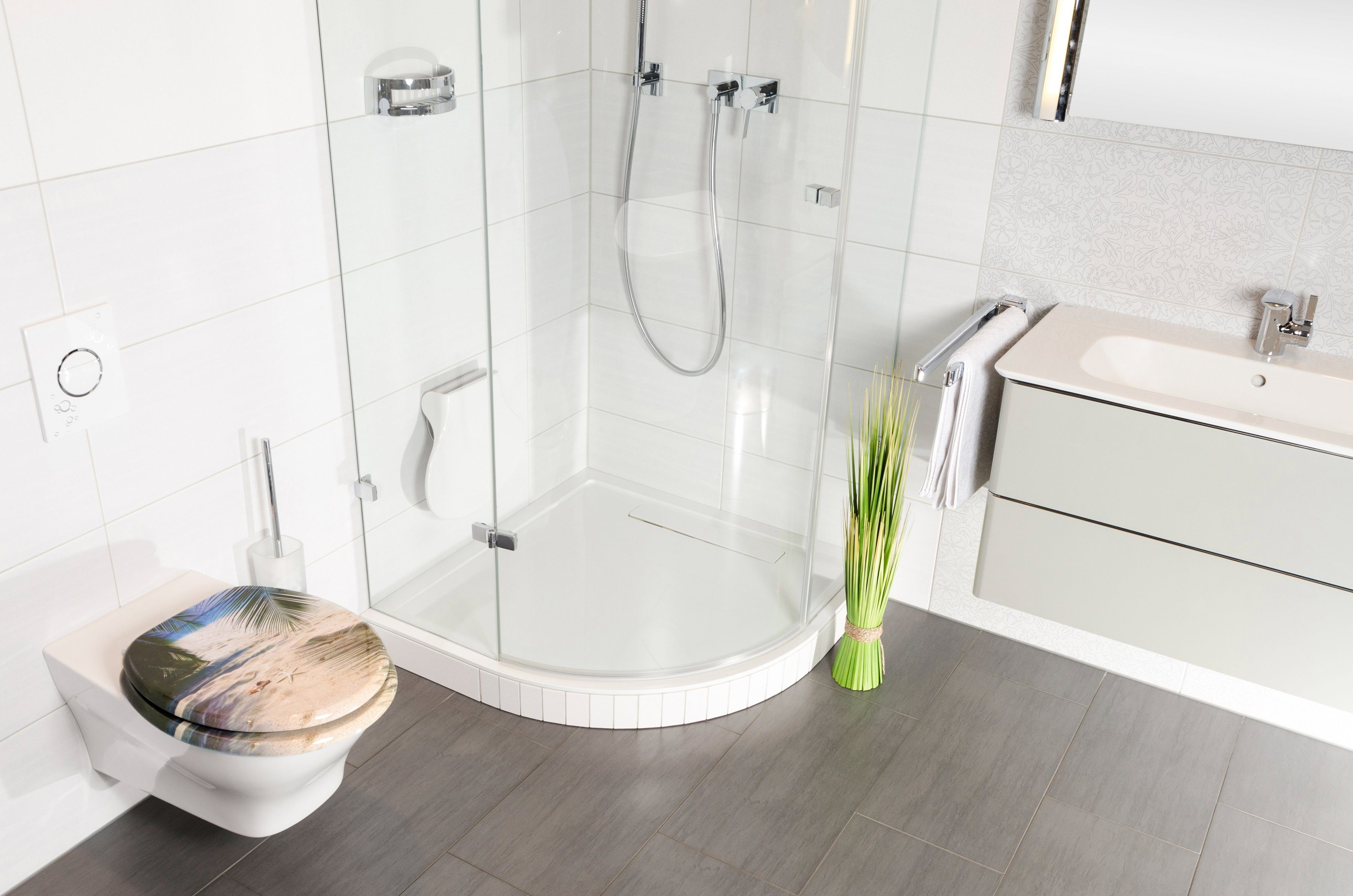 Sanilo Toiletzitting Beach met soft-closemechanisme