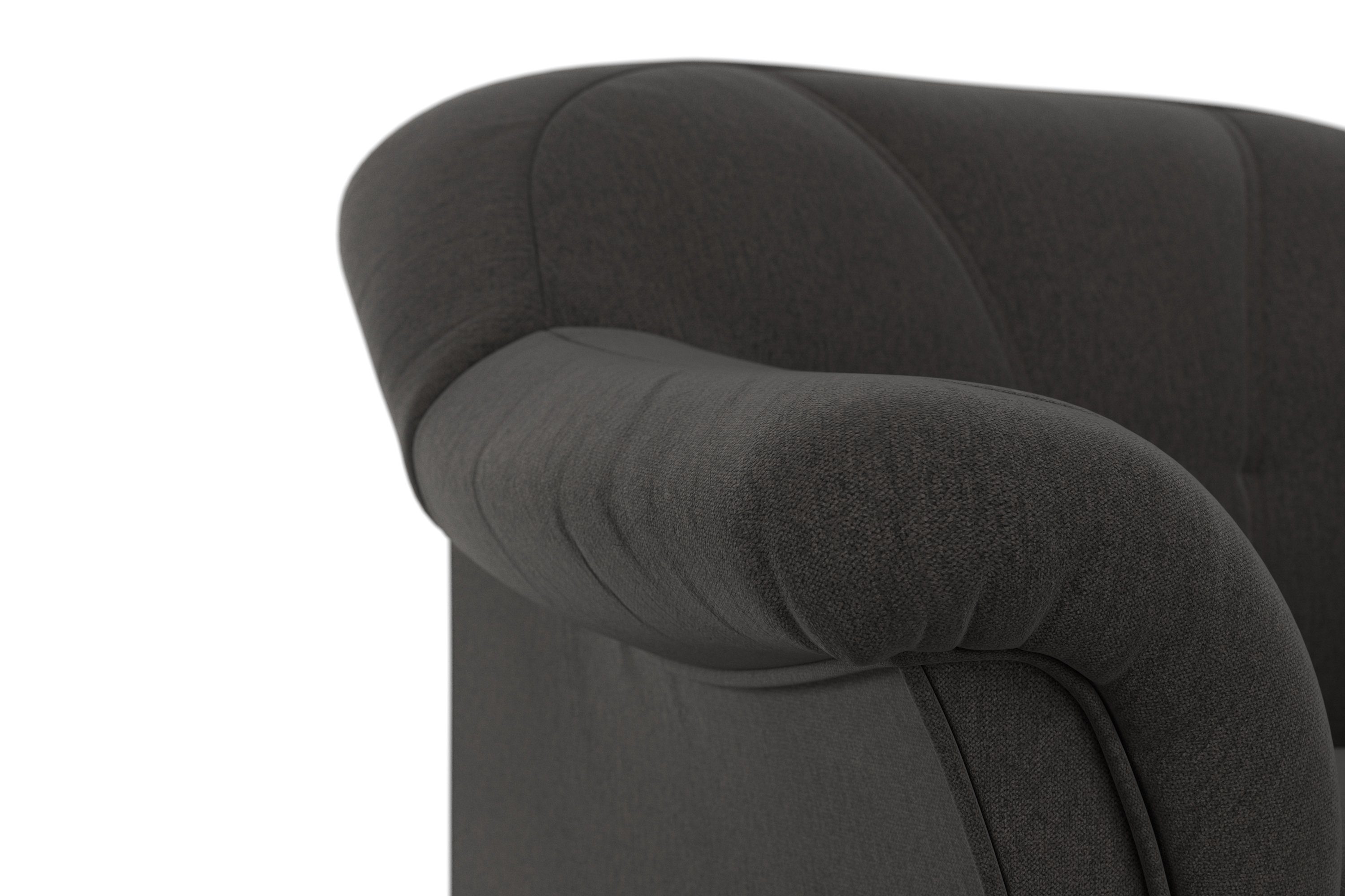 DOMO collection Fauteuil Pegnitz tijdloos, elegante armleuningen, comfortabel