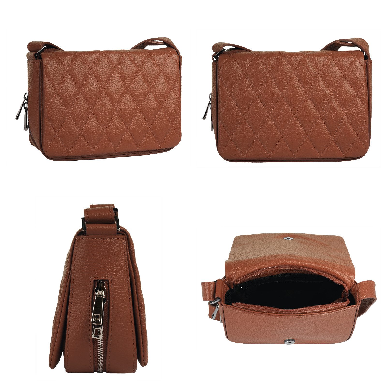 Cluty Tas echt leer, made in italy