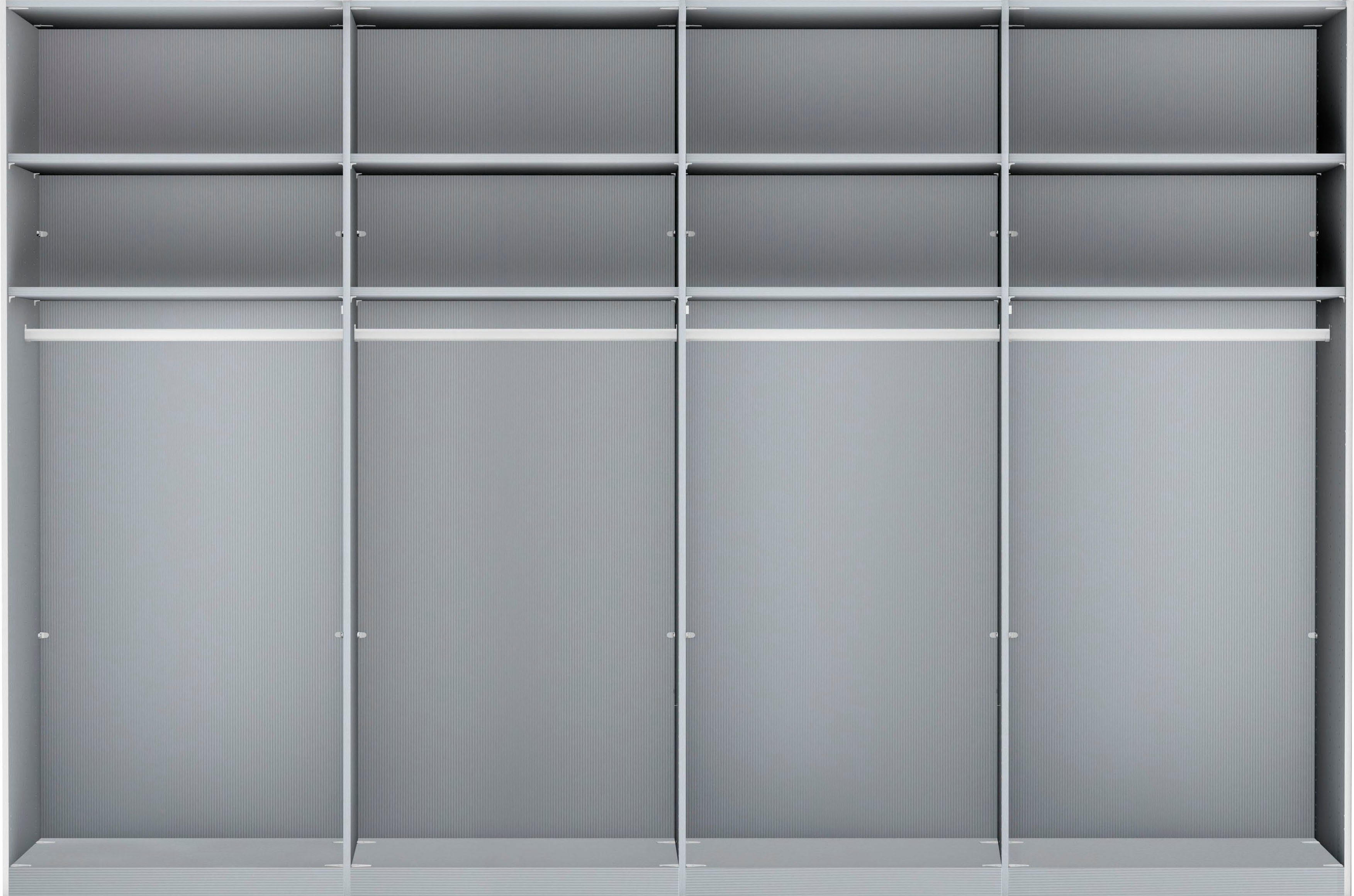 WIEMANN Zweefdeurkast Monaco hoogwaardig glas- en spiegelfront