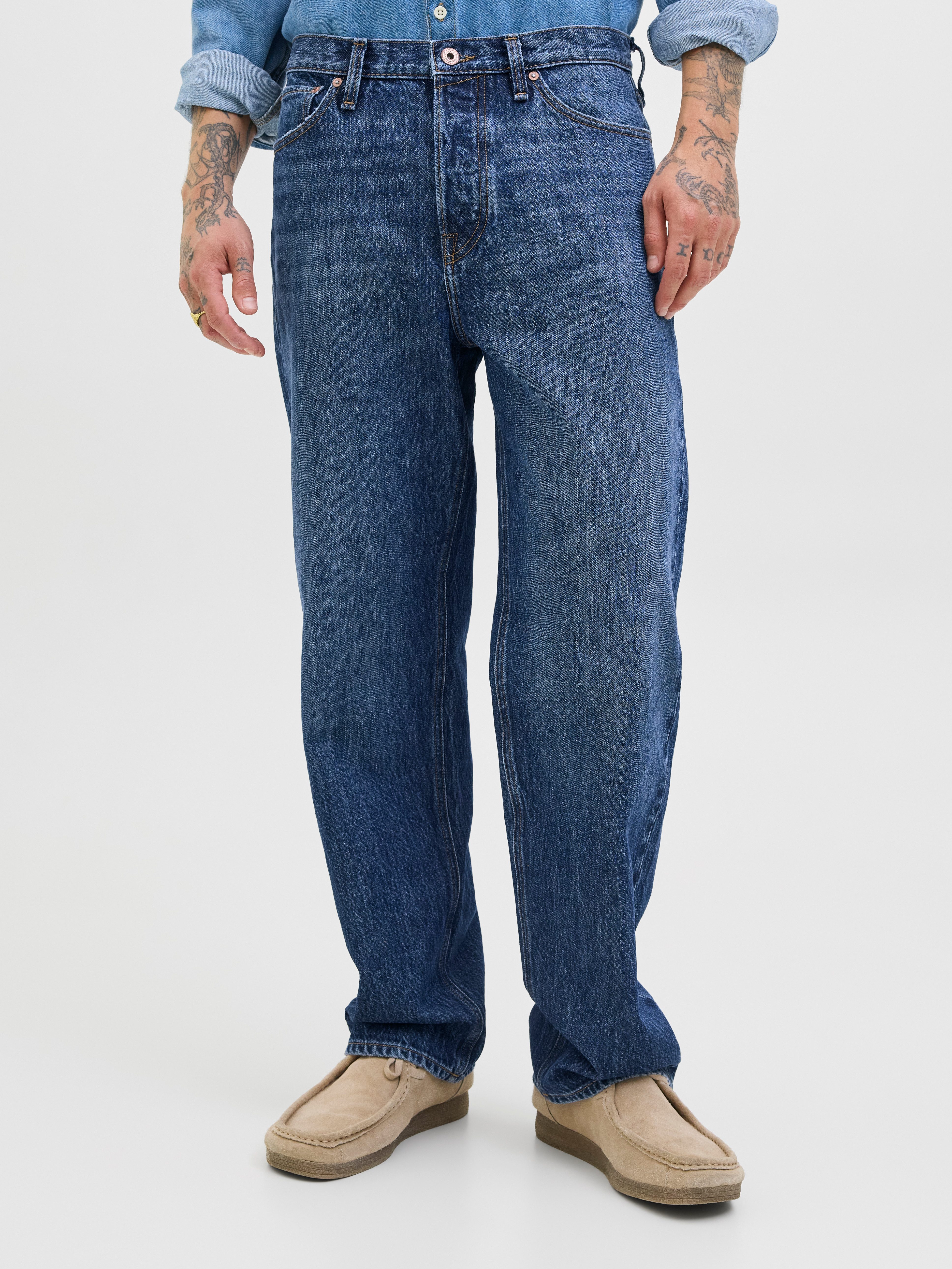 Jack & Jones Relax fit jeans JJIEDDIE JJCOOPER AM 468 NOOS heren jeans maat 29 blauw