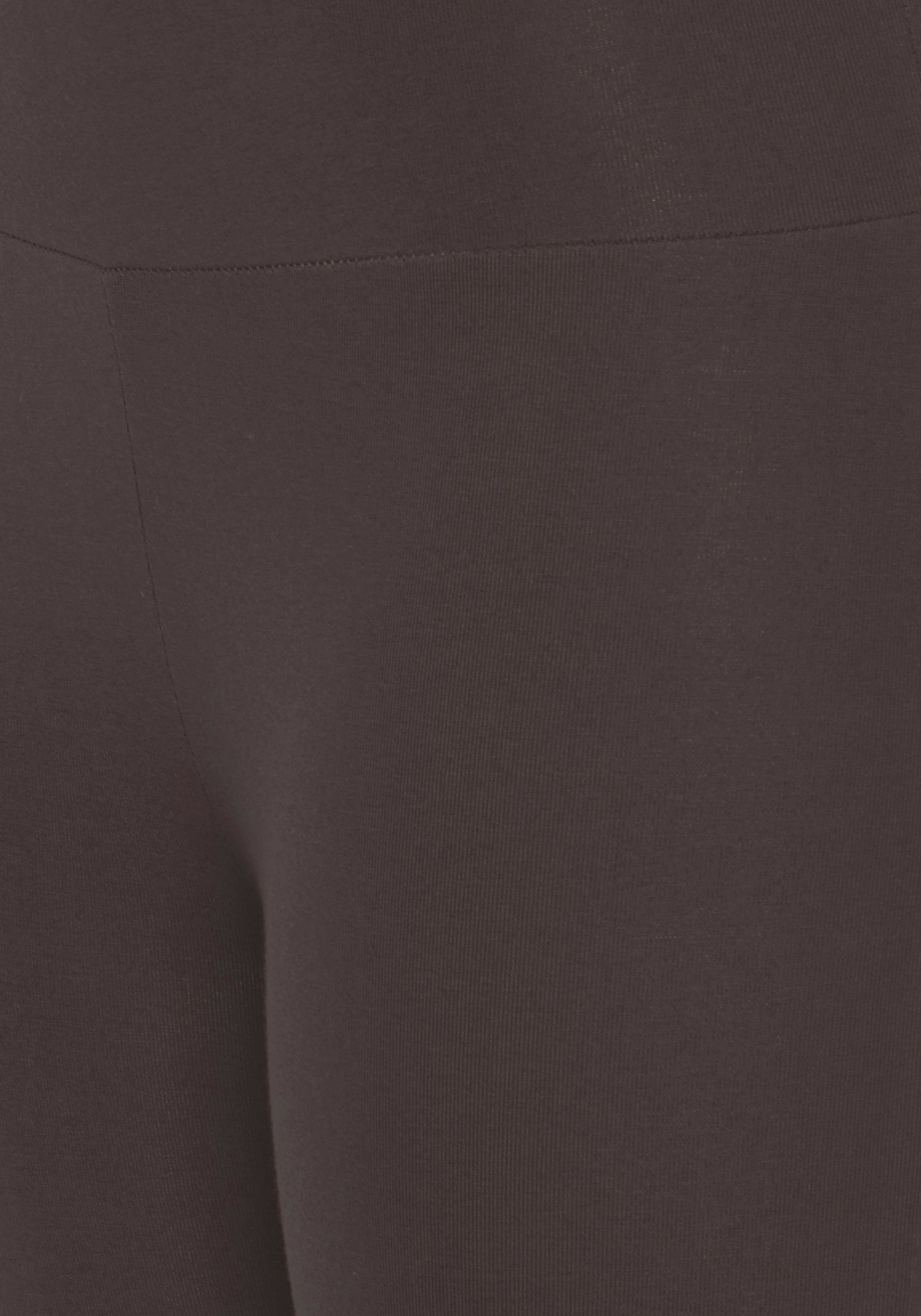 Lascana Legging met brede boord, loungewear