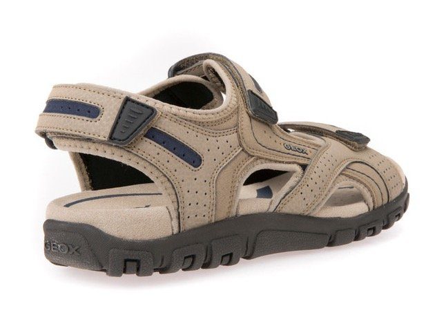 Geox Sandalen UOMO SANDAL STRADA , zomerschoen, klittenbandschoen, outdoorsandaal, trekkinglook