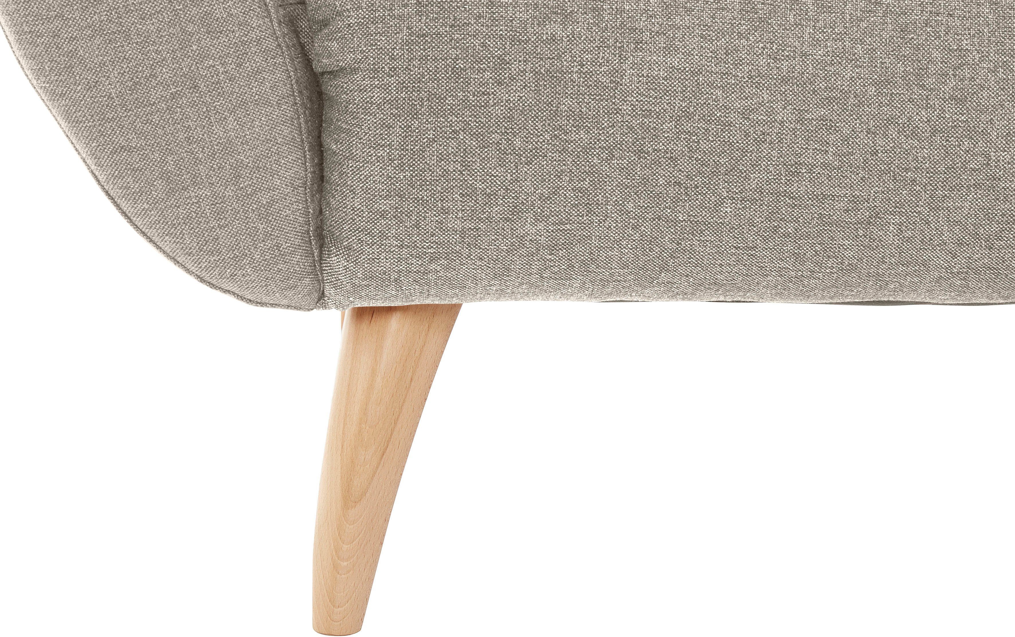 Home affaire 3-zitsbank Baggio modern en romantisch design, comfortabel