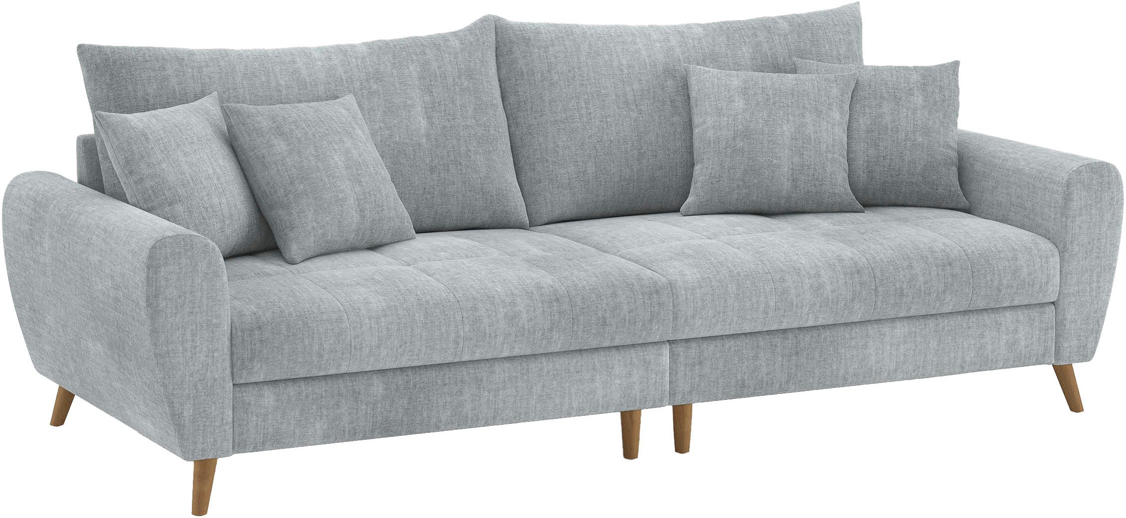 Mr. Couch Megabank Blackburn II Met koudschuimvering tot 140 kg belastbaar grijs, xxl banken