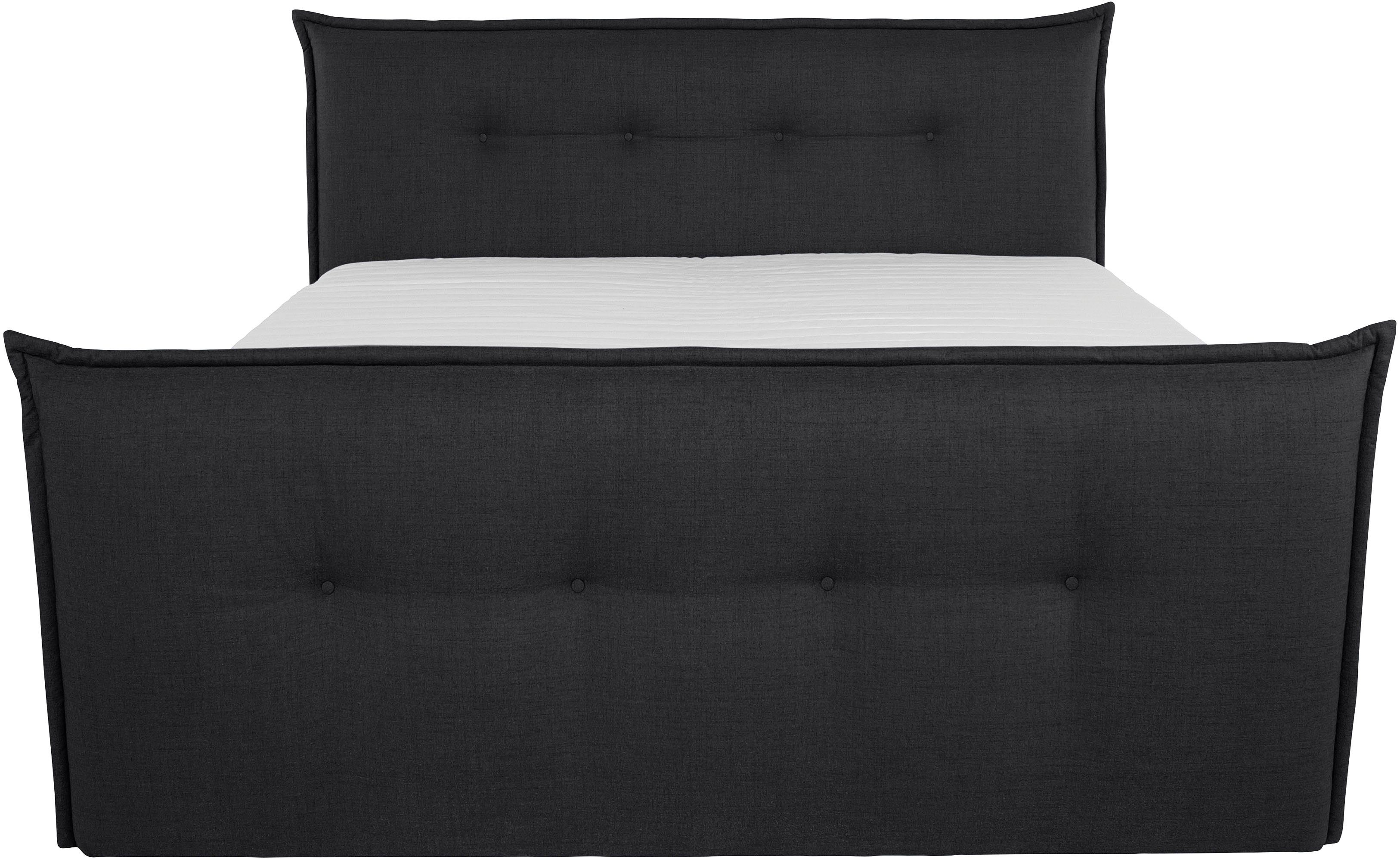 andas Boxspring Lichtgewicht inclusief voetbord, bedkist & topmatras, in 4 breedten en 2 hardheden