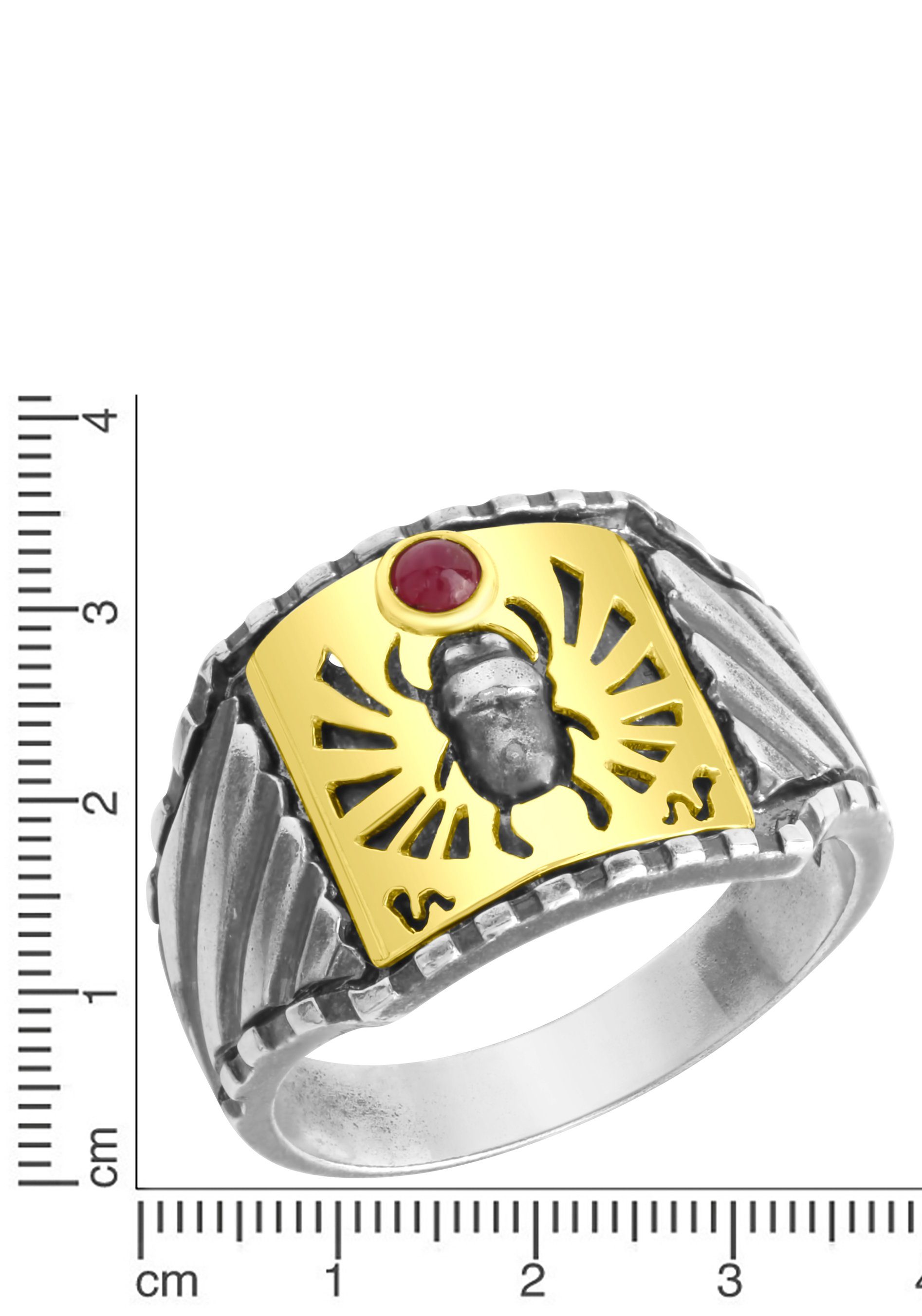 Firetti Zilveren ring Sieraad cadeau Goud 375 vinger ring scarabee