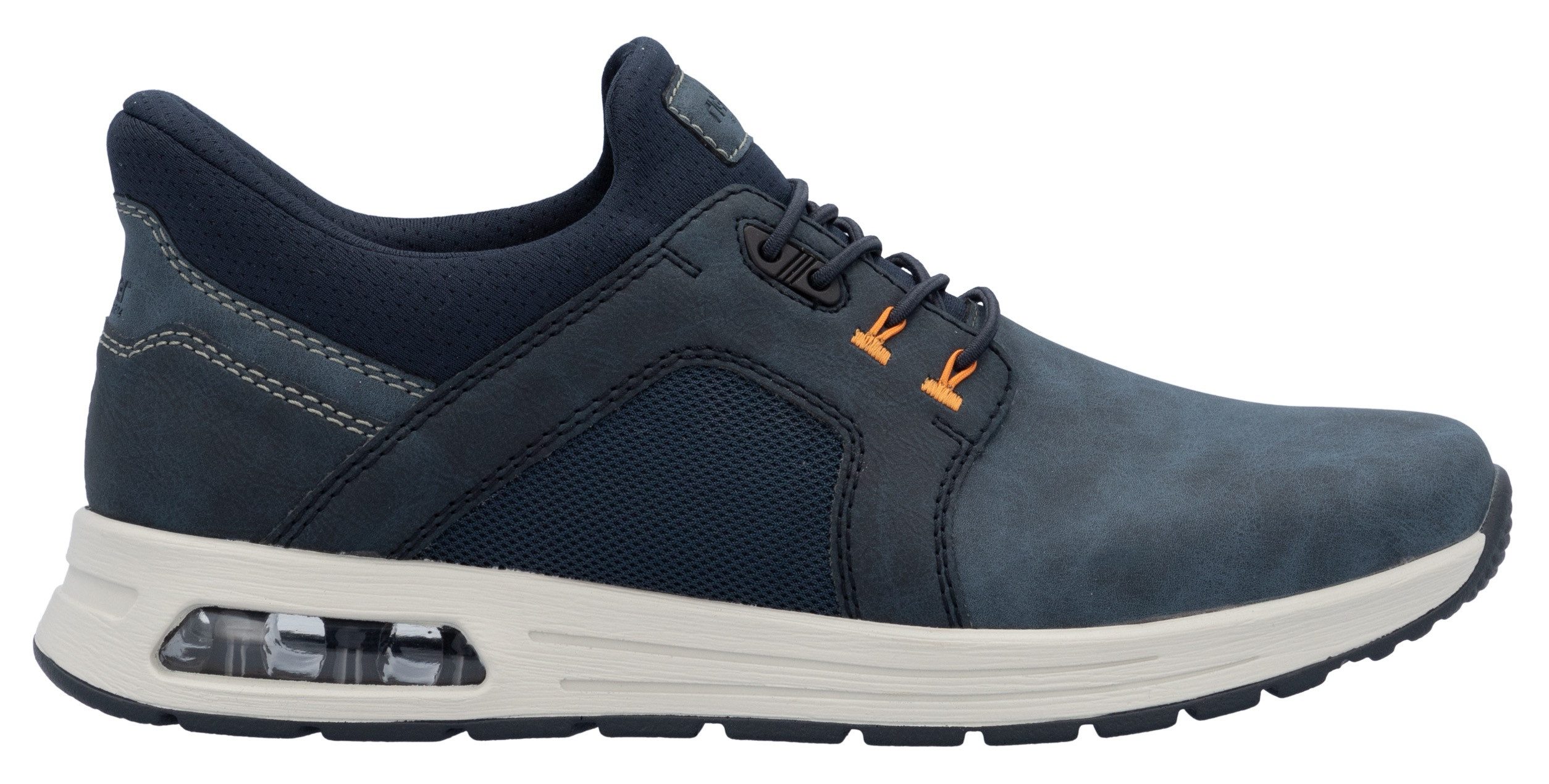 Rieker Slip-on sneakers , vrijetijdsschoen, lage schoen, instapschoen met gewatteerde schacht