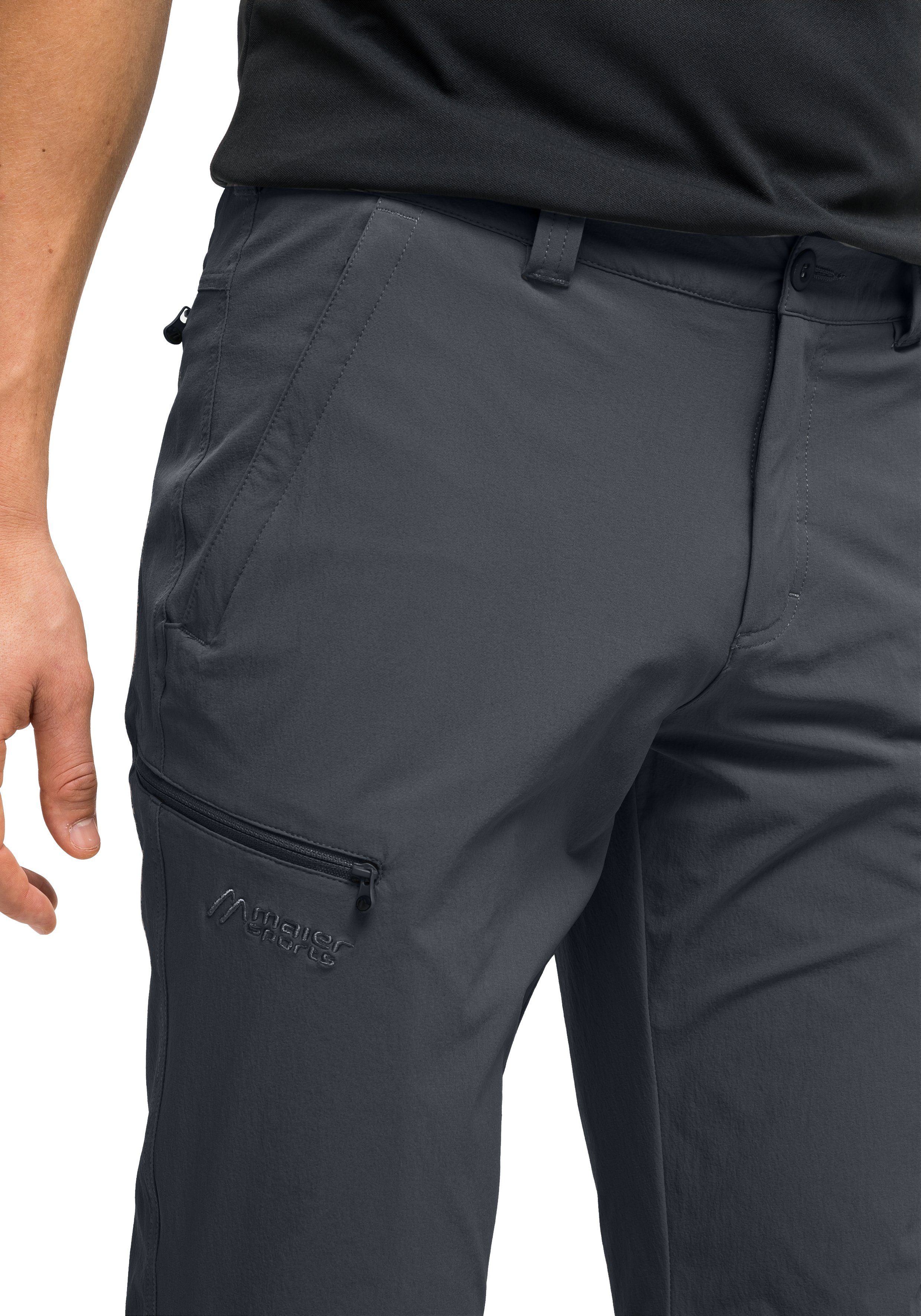 Maier Sports Functionele broek Torid slim Heren wandelbroek, ademende outdoor-broek, 4 zakken, slim fit