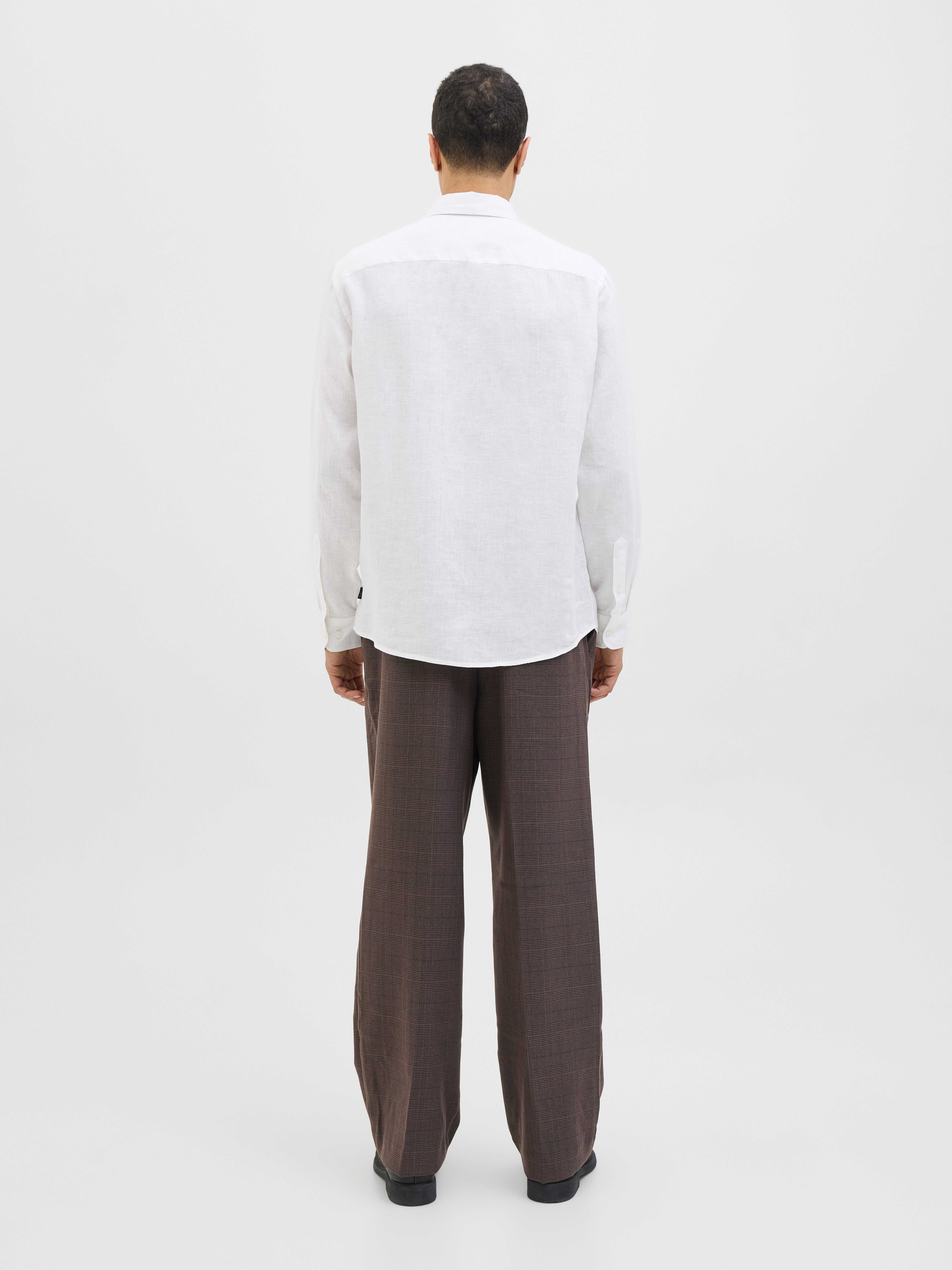 Jack & Jones Linnen overhemd JPRBLALOUI LINEN L/S SHIRT