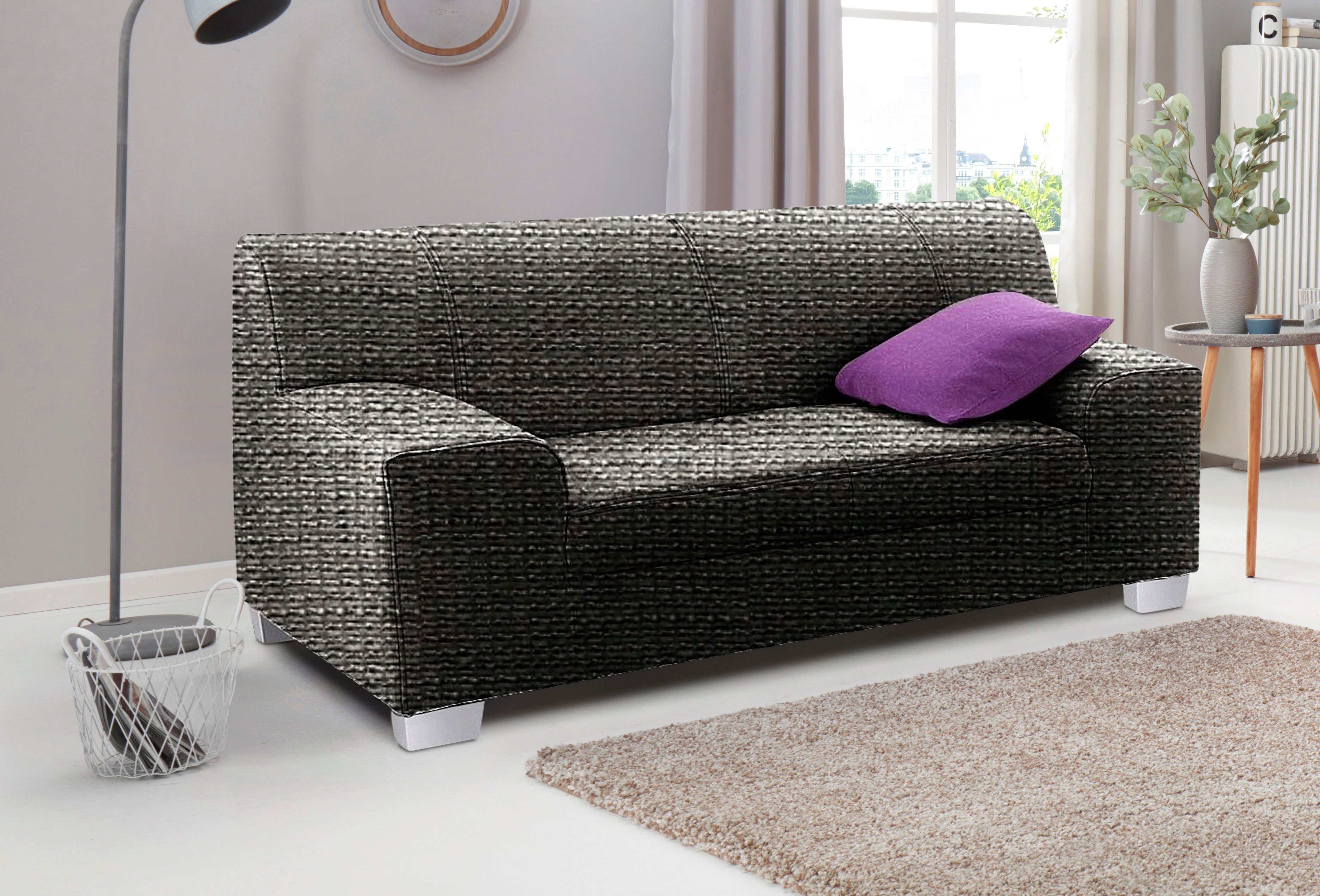 DOMO collection 2-zitsbank Amando tijdloos en modern, comfortabel,