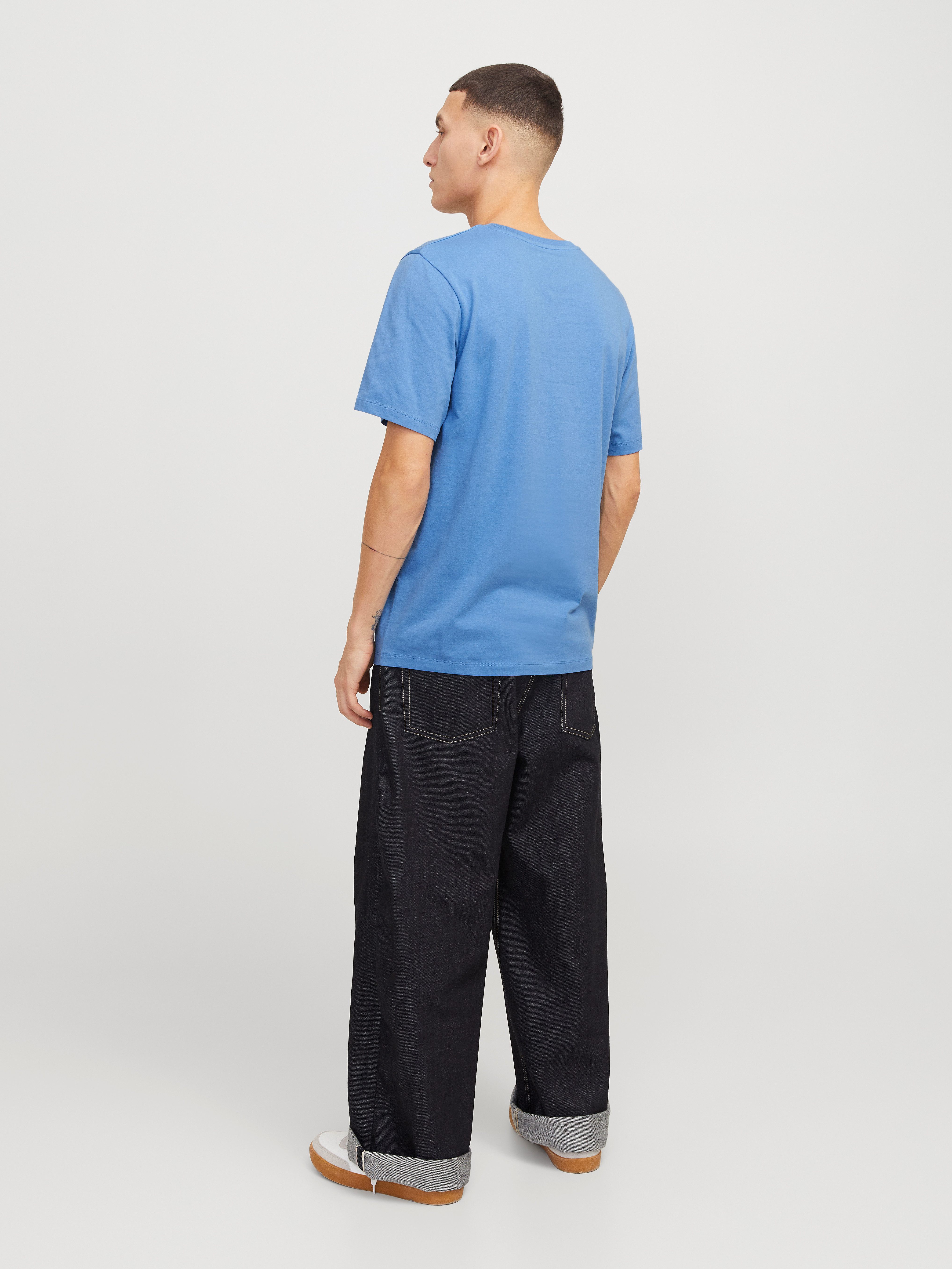 Jack & Jones Shirt met ronde hals JJELOGO TEE SS O-NECK 2 COL SS25 SN