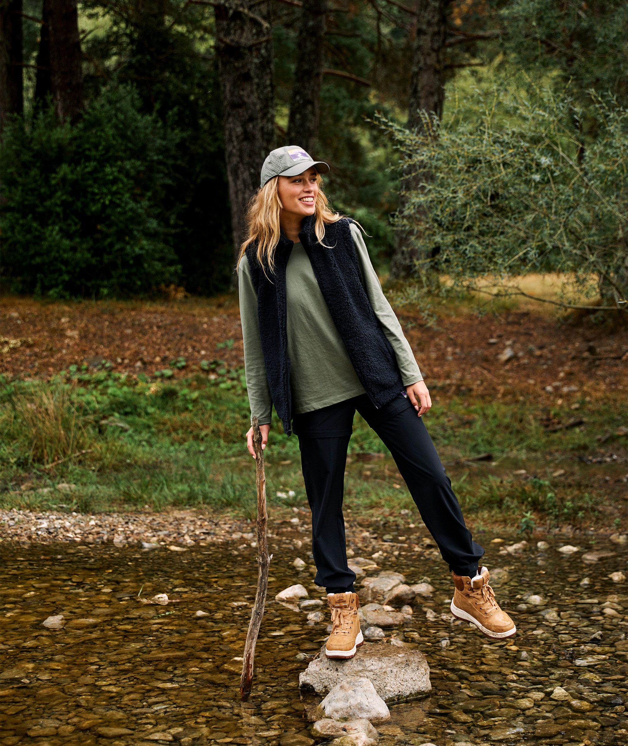 Roxy Hoge veterschoenen KARMEL Winterlaarzen, veterschoenen, winterschoenen, gevoerd