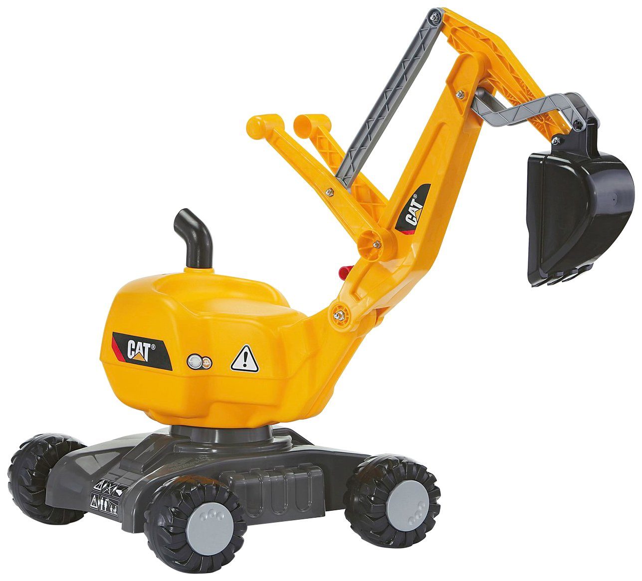 rolly toys® Speelgoed-zitgraafmachine Digger CAT BxDxH: 43x102x74 cm