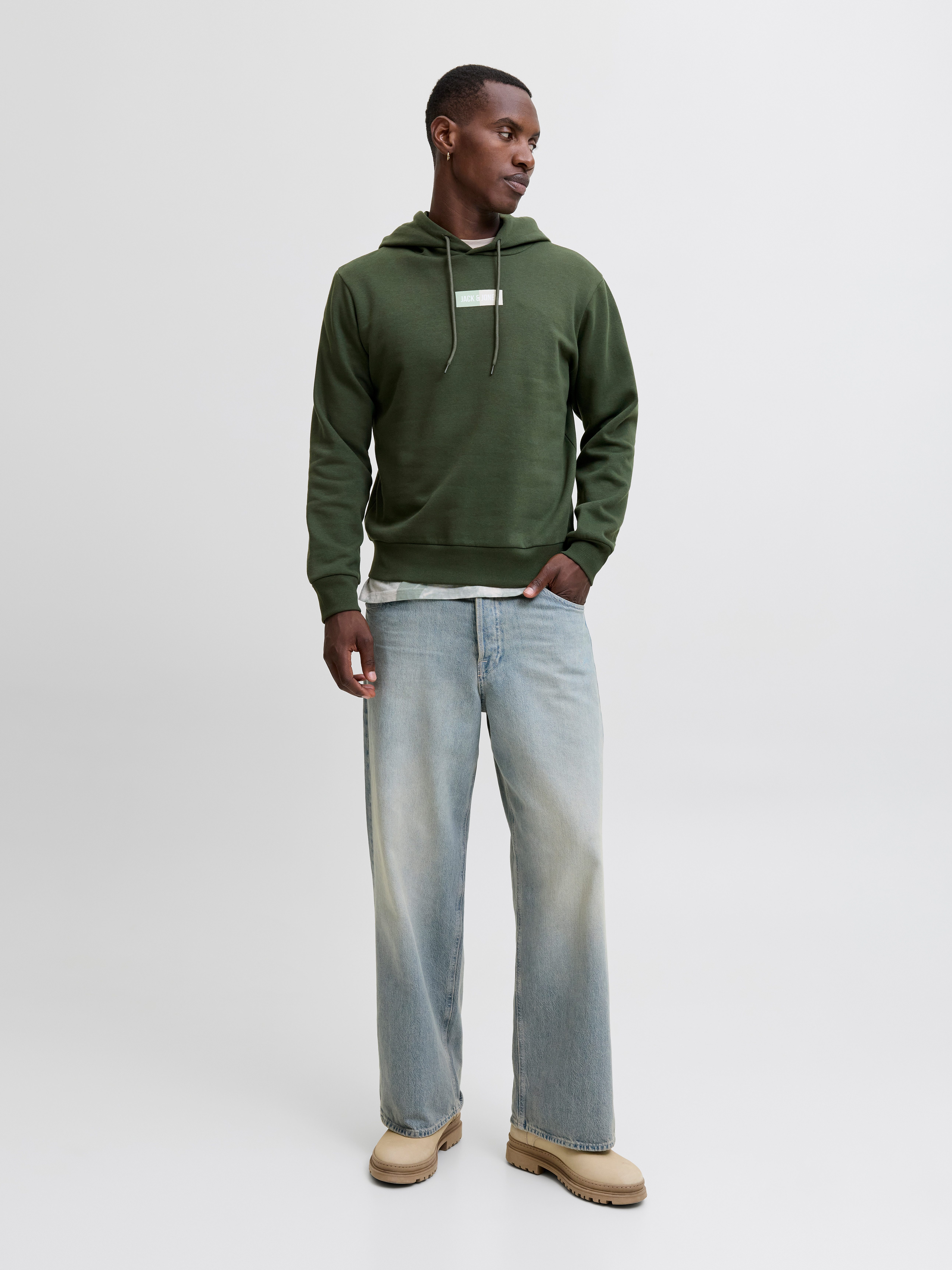 Jack & Jones Hoodie JJPAN SWEAT HOOD