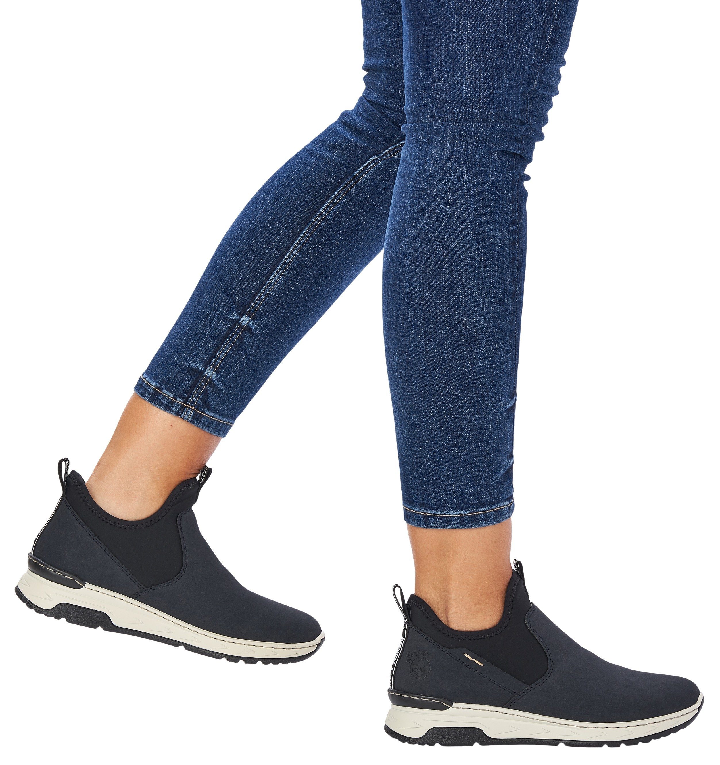 Rieker Boots zonder sluiting met stretchinstap