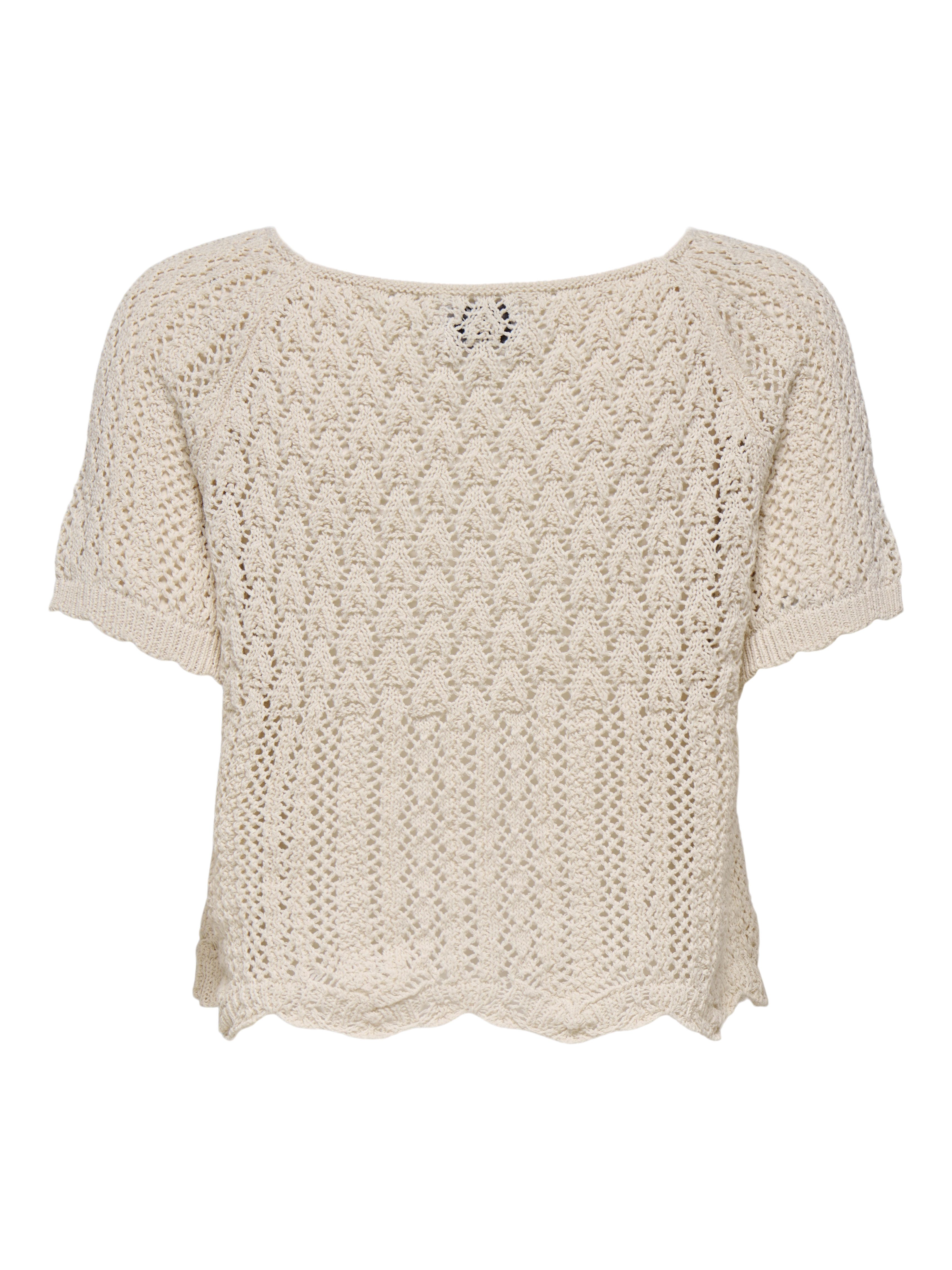 Only Gebreide trui ONLNOLA LIFE S/S PULLOVER KNT NCA