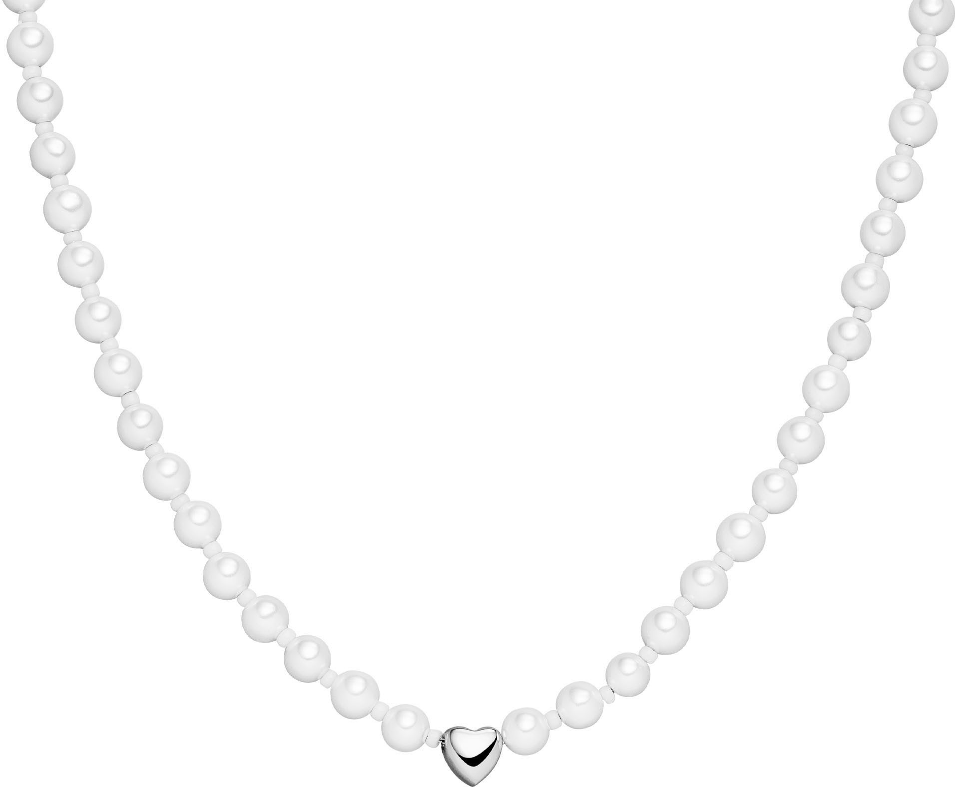 Purelei Parelsnoer Sieraad cadeau Lovely Hart, 23031-Halsketting-Lovely