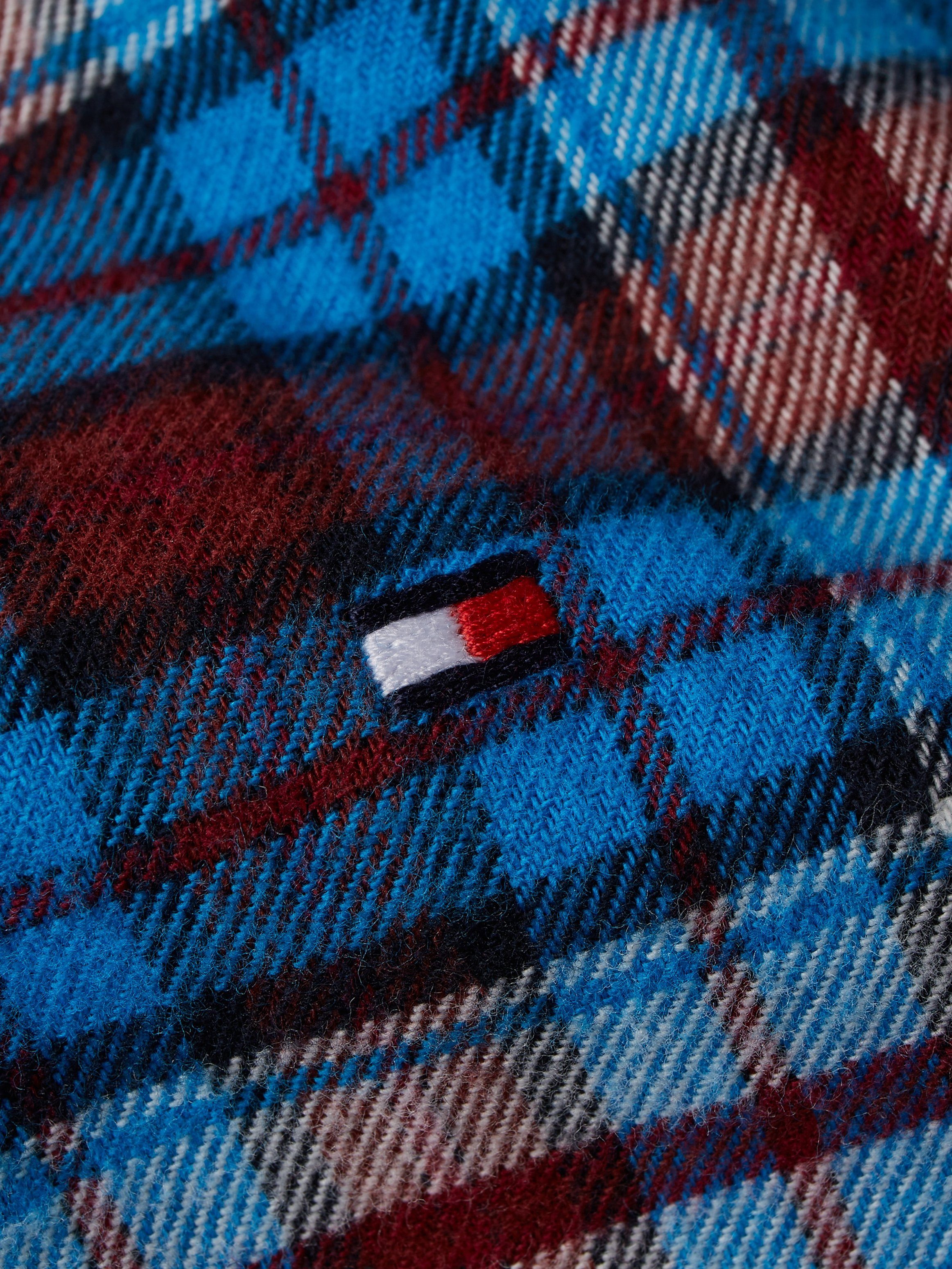 Tommy Hilfiger Geruit overhemd BRUSHED TOMMY TARTAN SMALL SHIRT