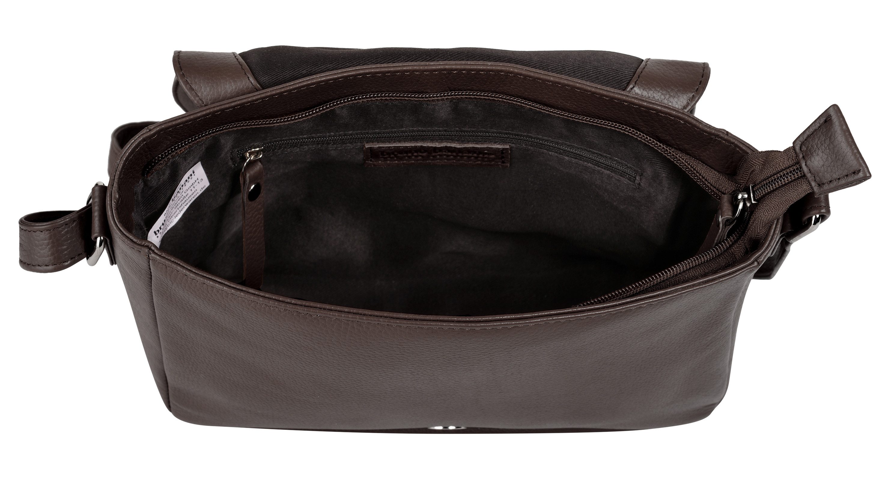 Bruno Banani Schoudertas echt leder