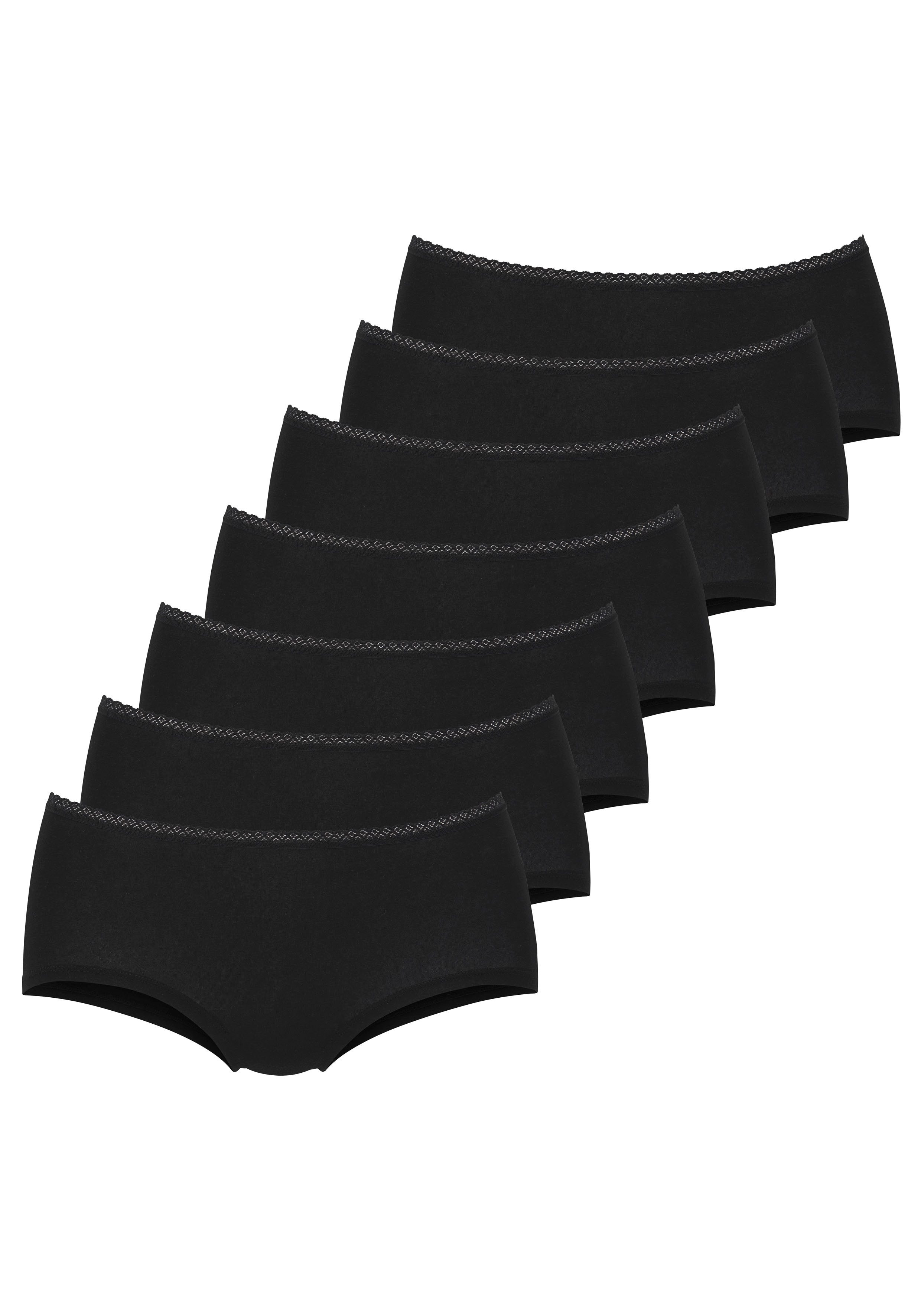 Vivance Hipster (7 stuks in set) dames slips maat 36/38 zwart