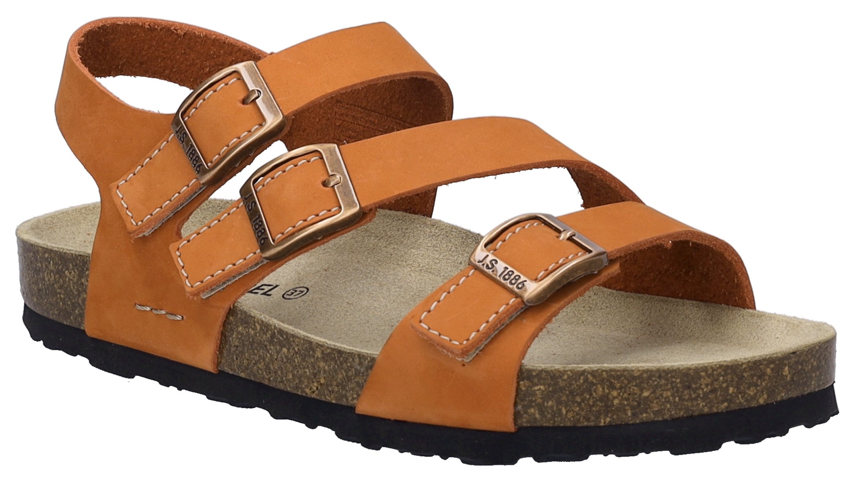 Josef Seibel Sandalen Hermine 16 , plateau, zomerschoen, trekkingsandaal met ergonomisch voetbed dames sportieve sandalen maat 42 oranje