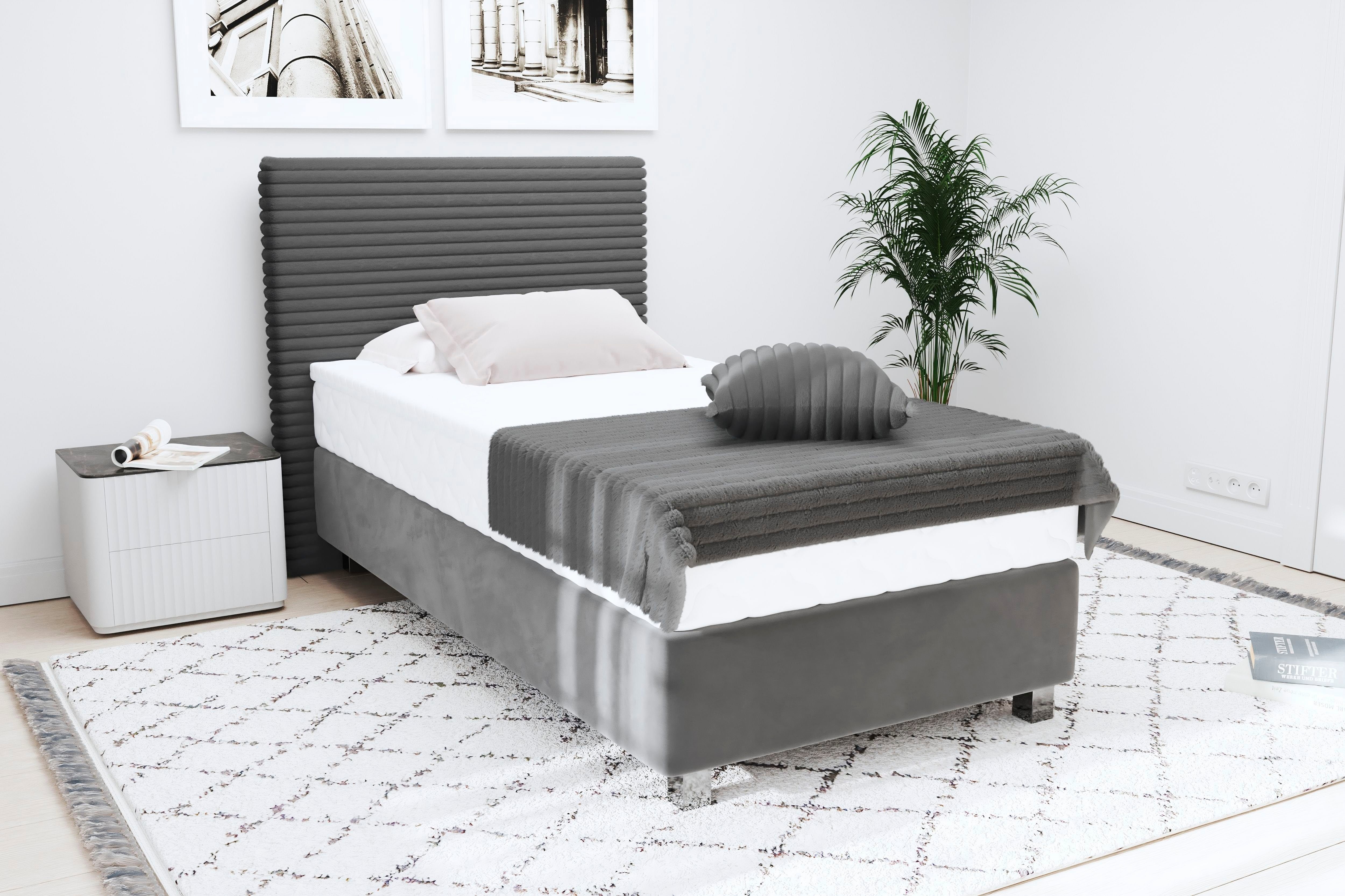 Westfalia Polsterbetten Boxspring Sven incl. sierkussens, naar keuze met of zonder koudschuim matrastopper boxsprings