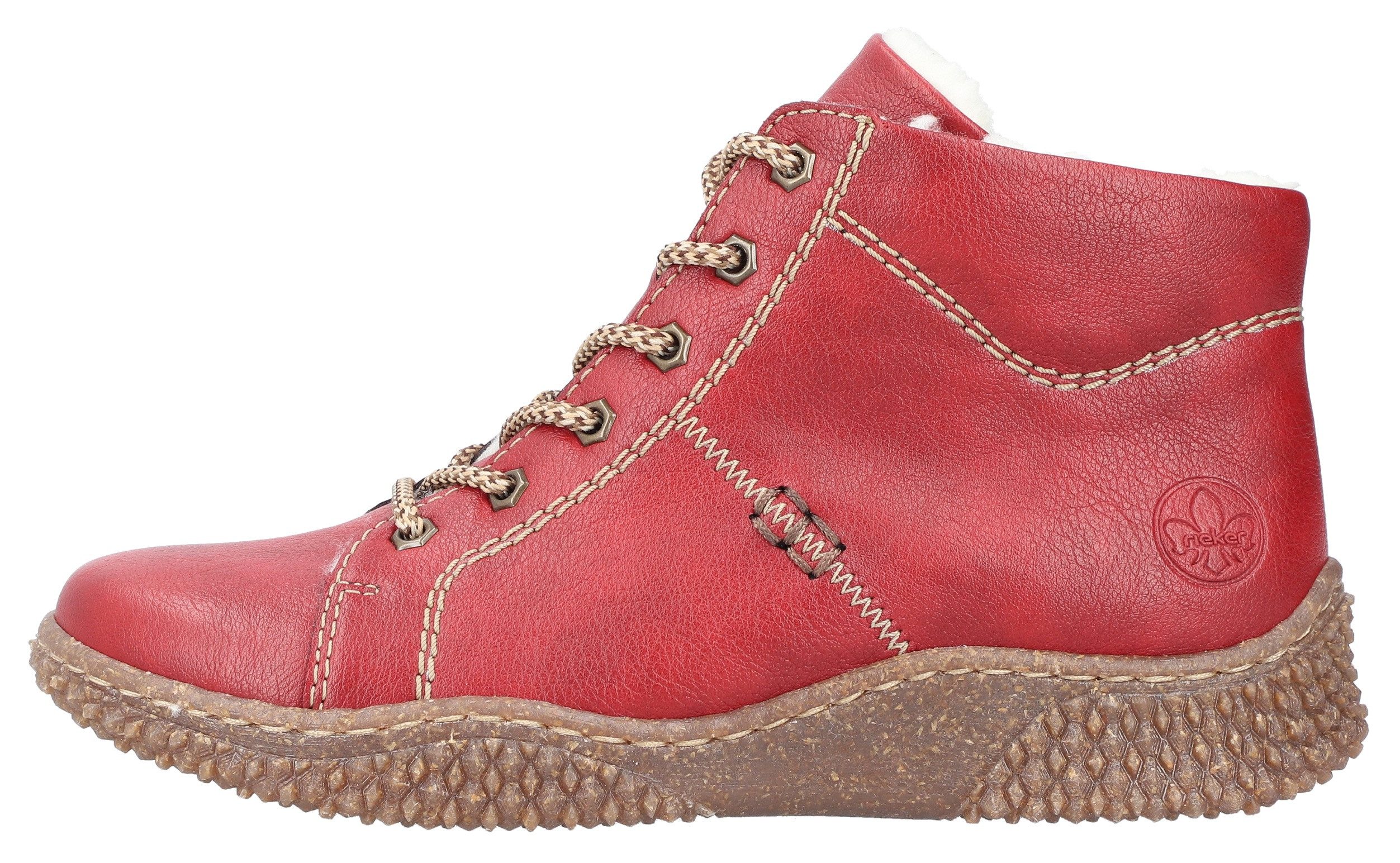 Rieker Winterlaarzen , veterschoenen, enkellaars, high top sneaker met binnenrits
