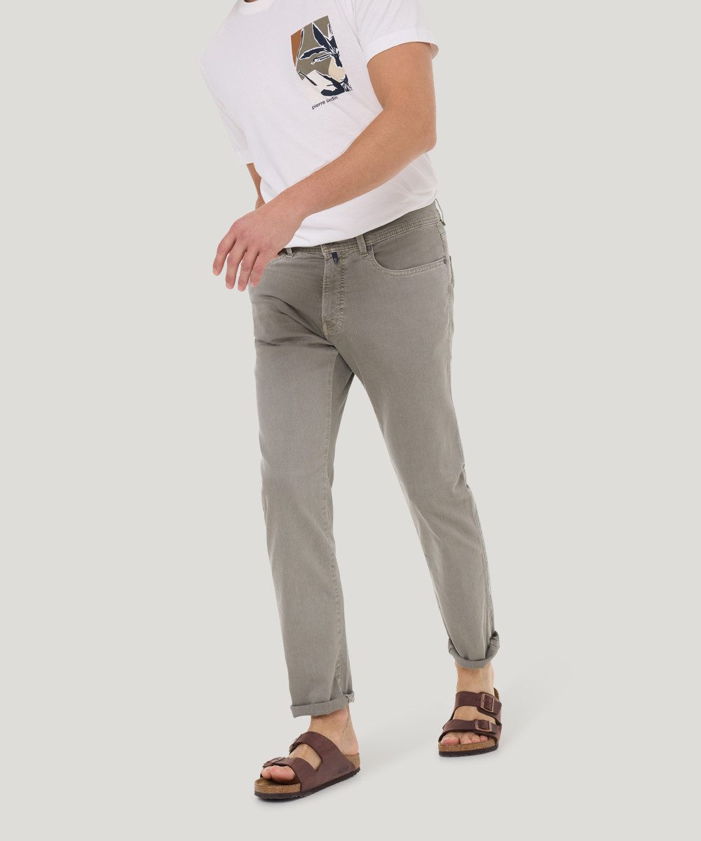 Pierre Cardin 5-pocket jeans PC-Lyon met omslagzoom