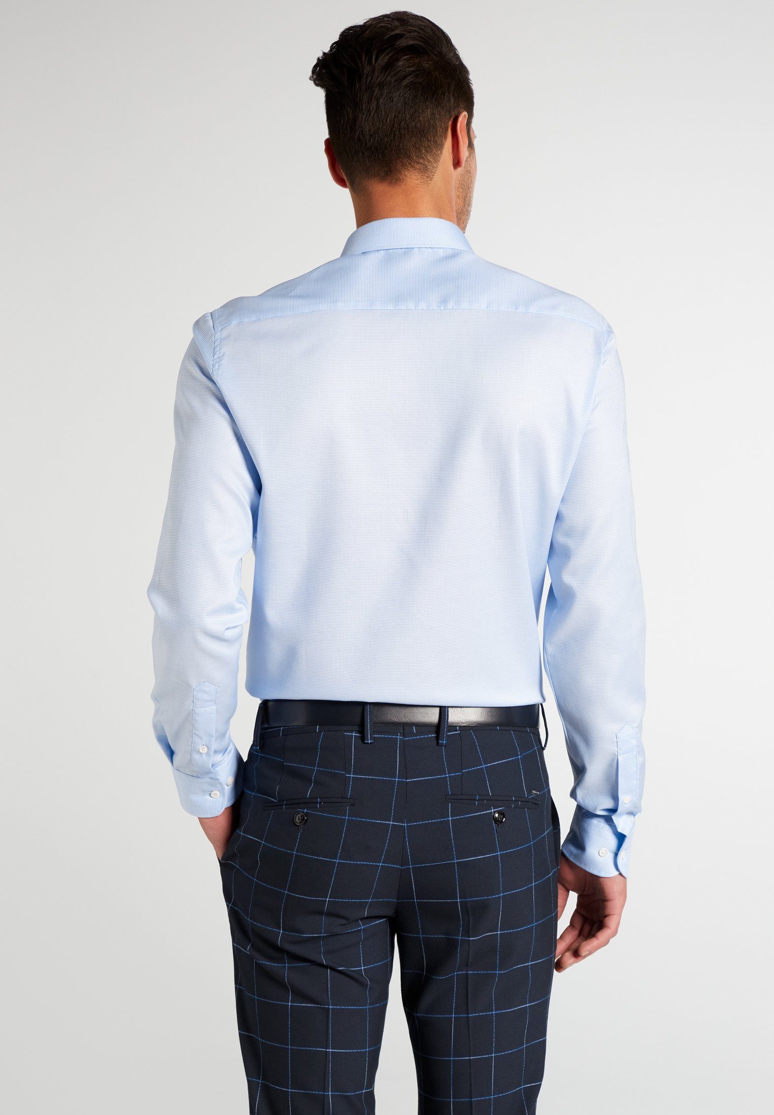 Eterna Overhemd met lange mouwen Slim fit NON IRON (strijkvrij)