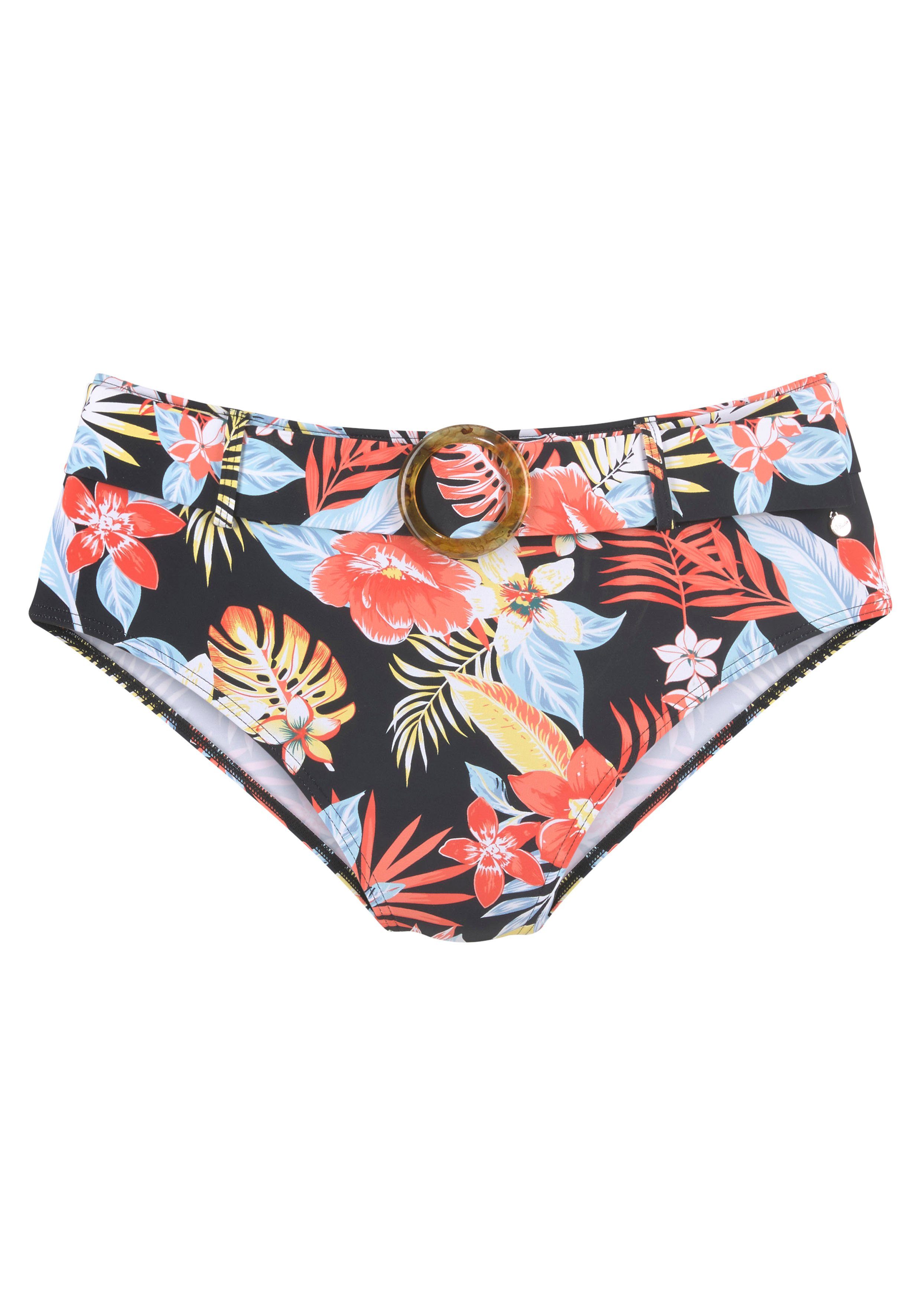 s.Oliver RED LABEL Beachwear Highwaist-bikinibroekje MARIKA met een afneembare riem