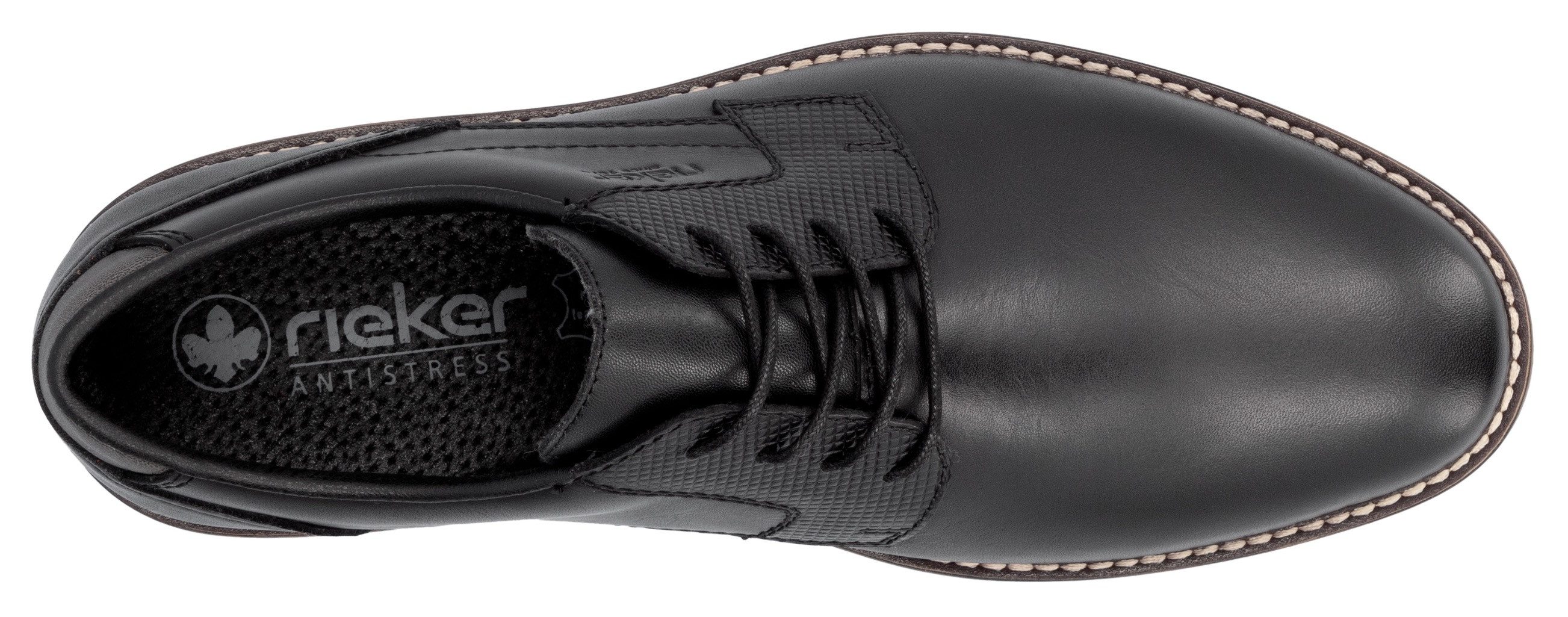 Rieker Veterschoenen zakelijke schoen, lage schoen, feest schoen met leren dekzool