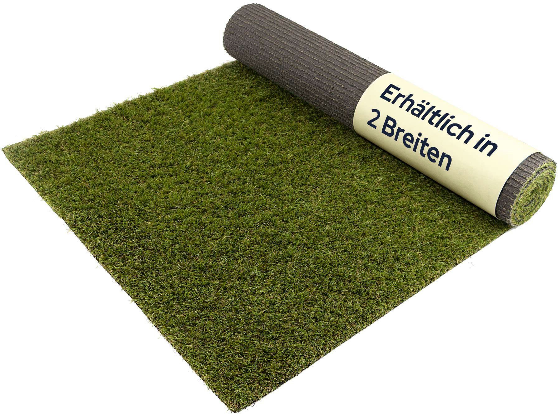 Primaflor-Ideen in Textil Kunstgras Corsica natuurlijke uitstraling, met drainagefunctie, voor balkon, terras & tuin