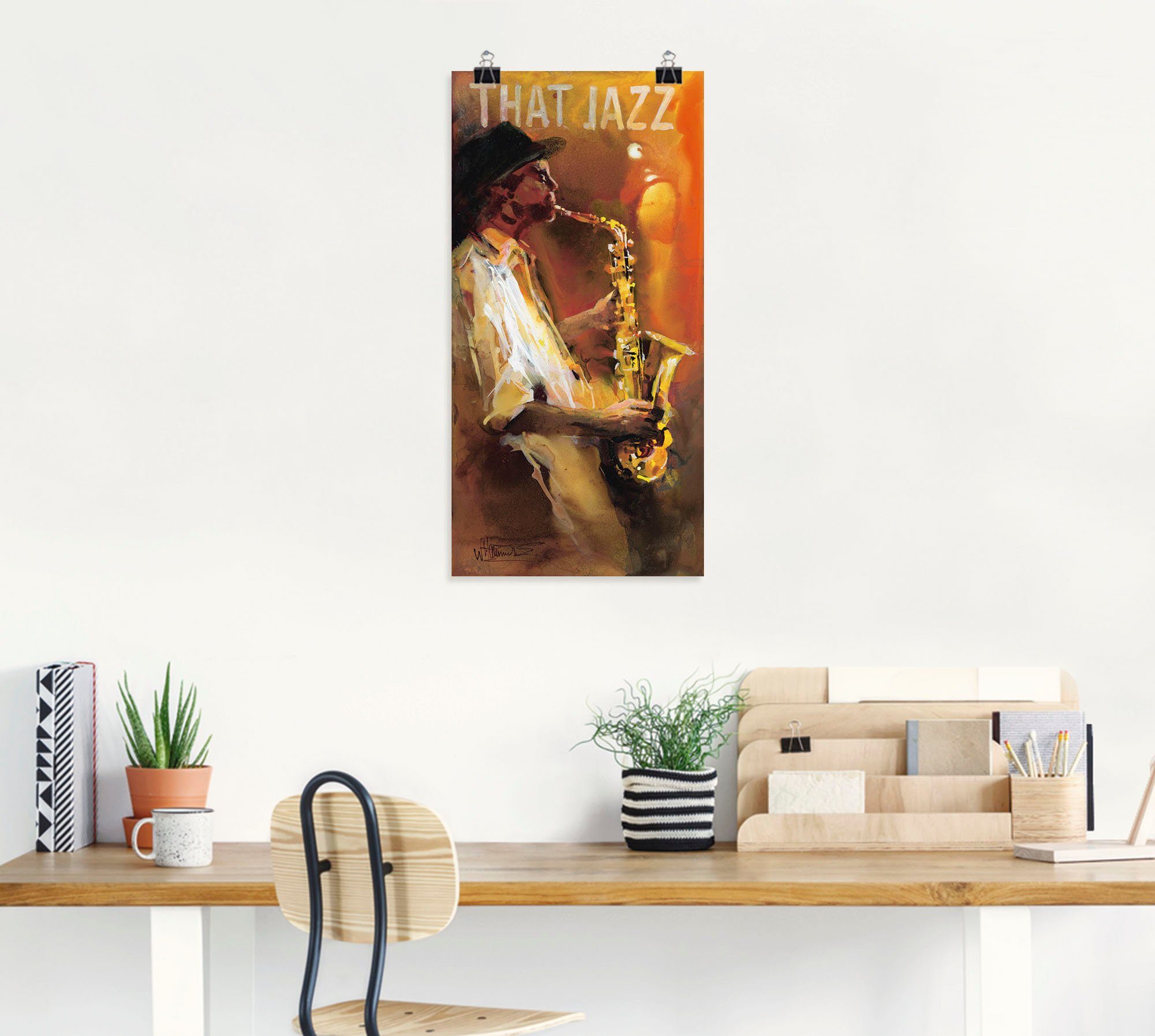 Artland Artprint Jazz als poster, muursticker in verschillende maten