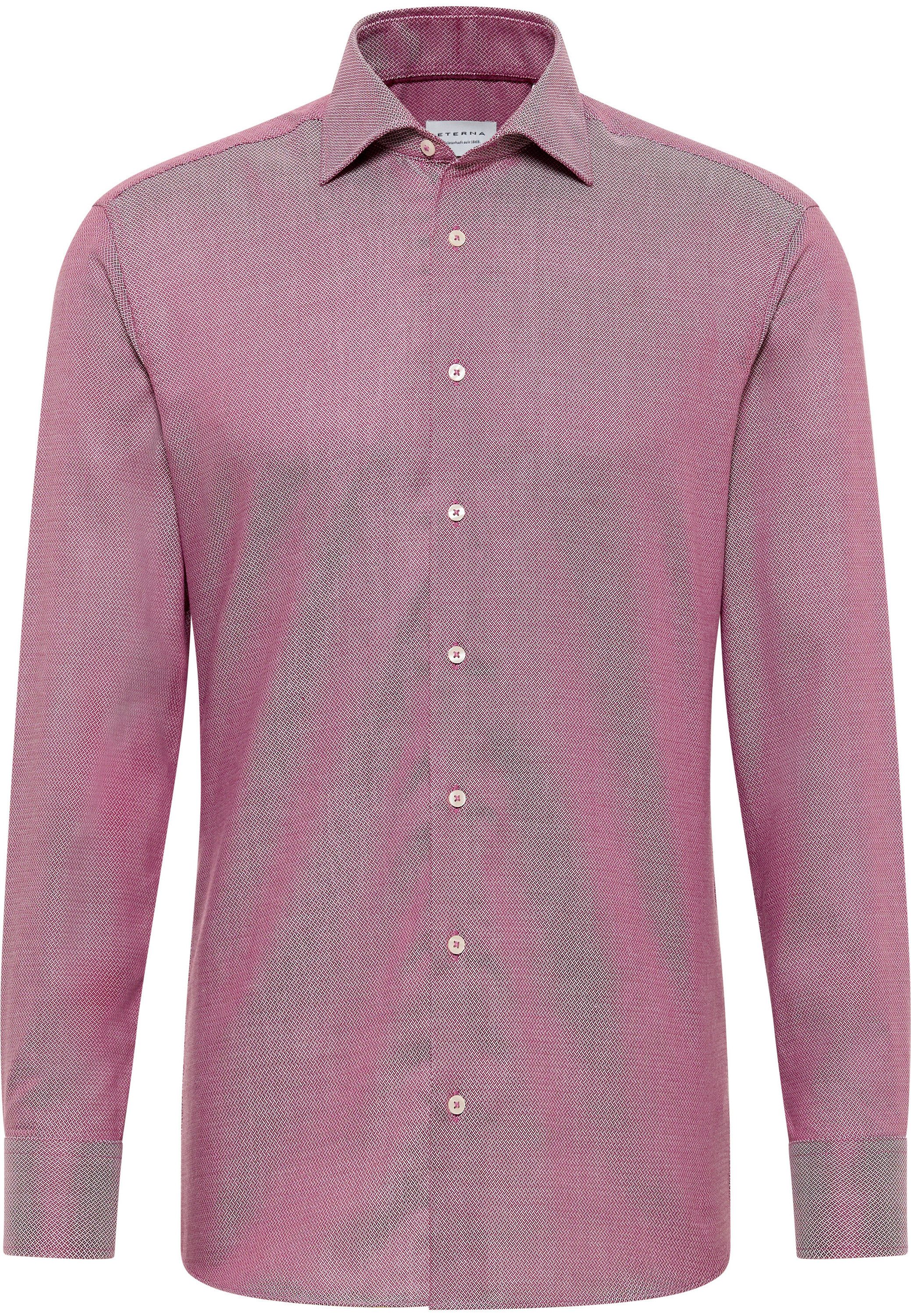 Eterna Overhemd met lange mouwen Slim fit NON IRON (strijkvrij)