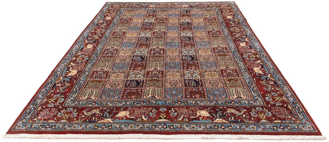 morgenland Wollen kleed Moud figuratief rosso 298 x 190 cm Uniek exemplaar met certificaat