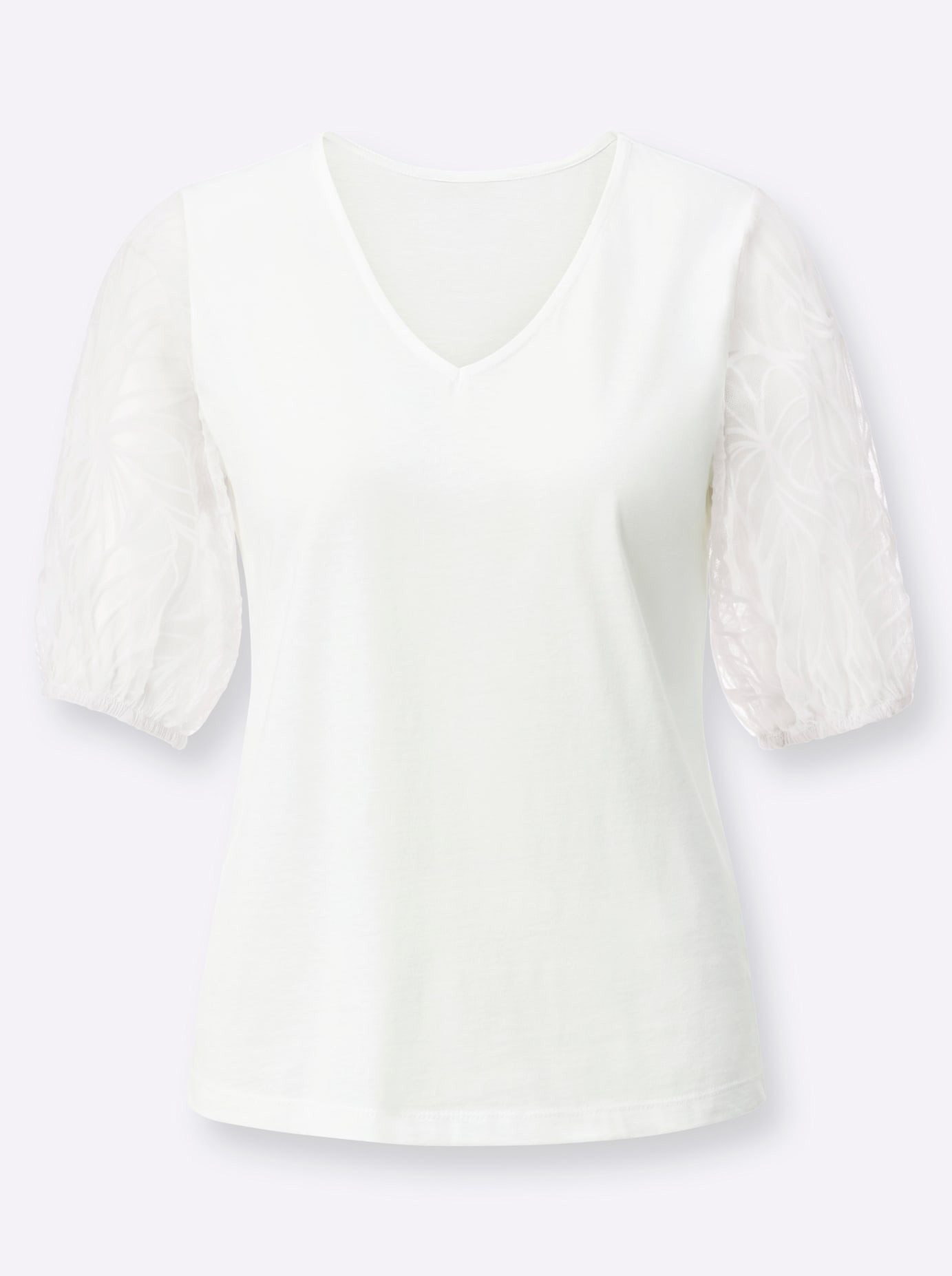 Creation L Shirt met korte mouwen Modal-mix-shirt (1-delig)