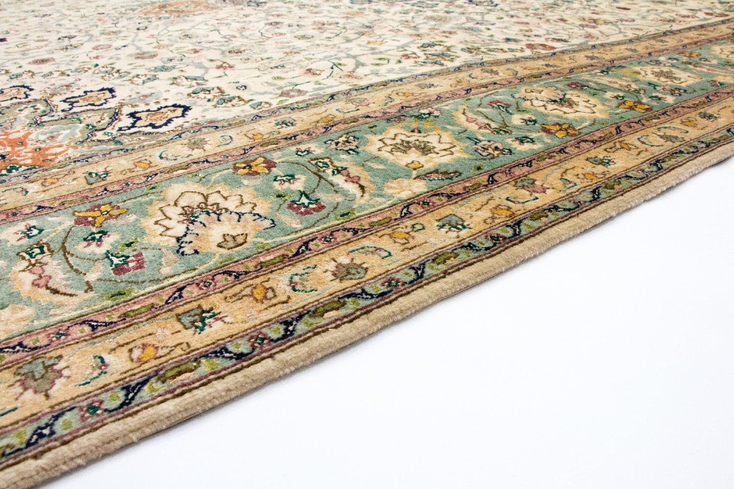 morgenland Vloerkleed Täbriz 50 Raj vloerkleed met de hand geknoopt beige