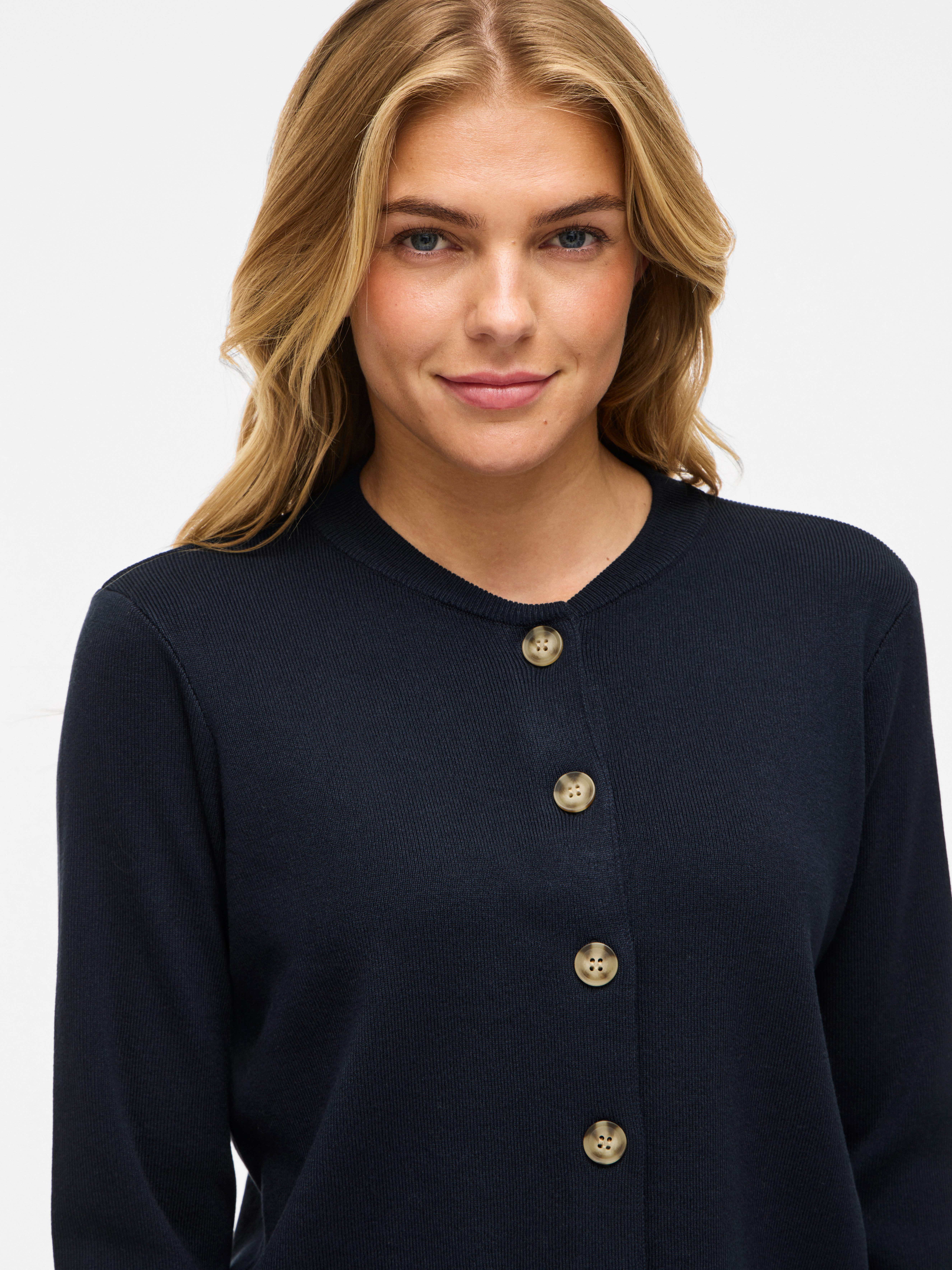 Vila Vest VIOSTRIA O-NECK L/S CARDIGAN - NOOS