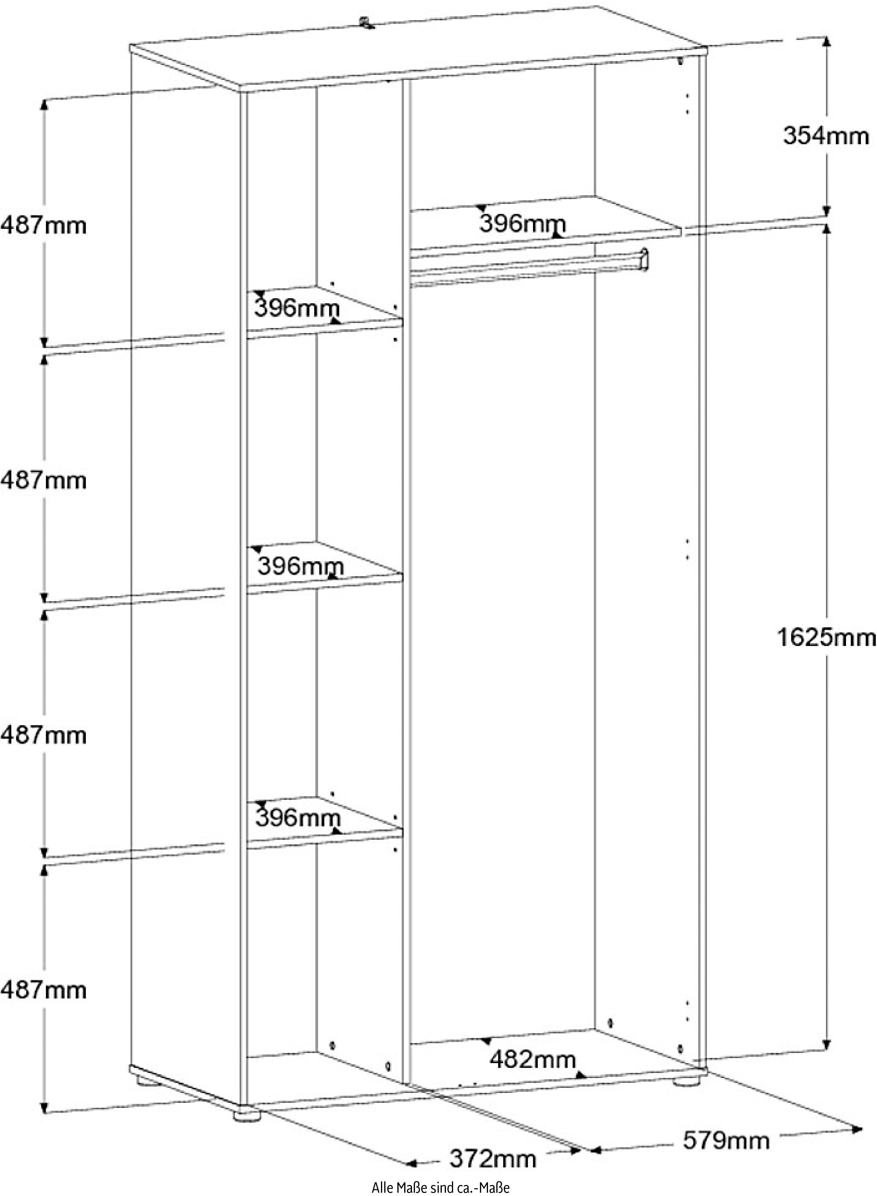 Parisot Tienerkamerset Parisot Aalborg 1 (set, 6-delig)