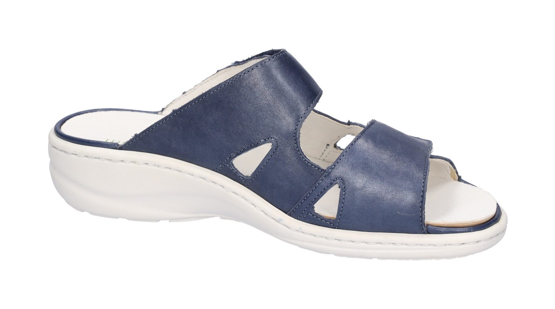 Waldläufer Slippers HERIA , huispantoffel, comfort schoen, zomerschoen in comfortwijdte h (=zeer breed)