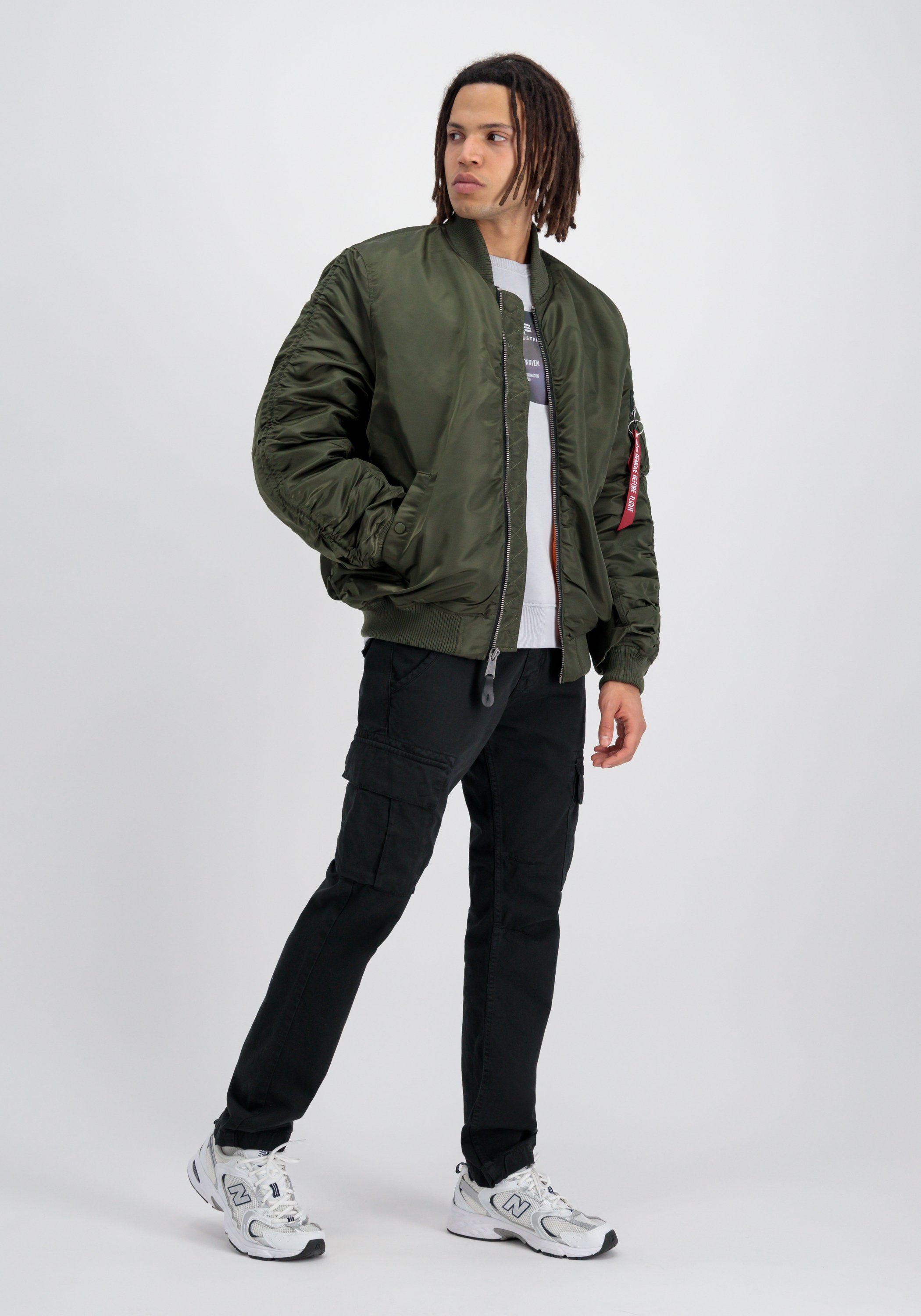 Alpha Industries Bomberjack ALPHA INDUSTRIES Men - Bomber Jackets MA-1 OS Puckered