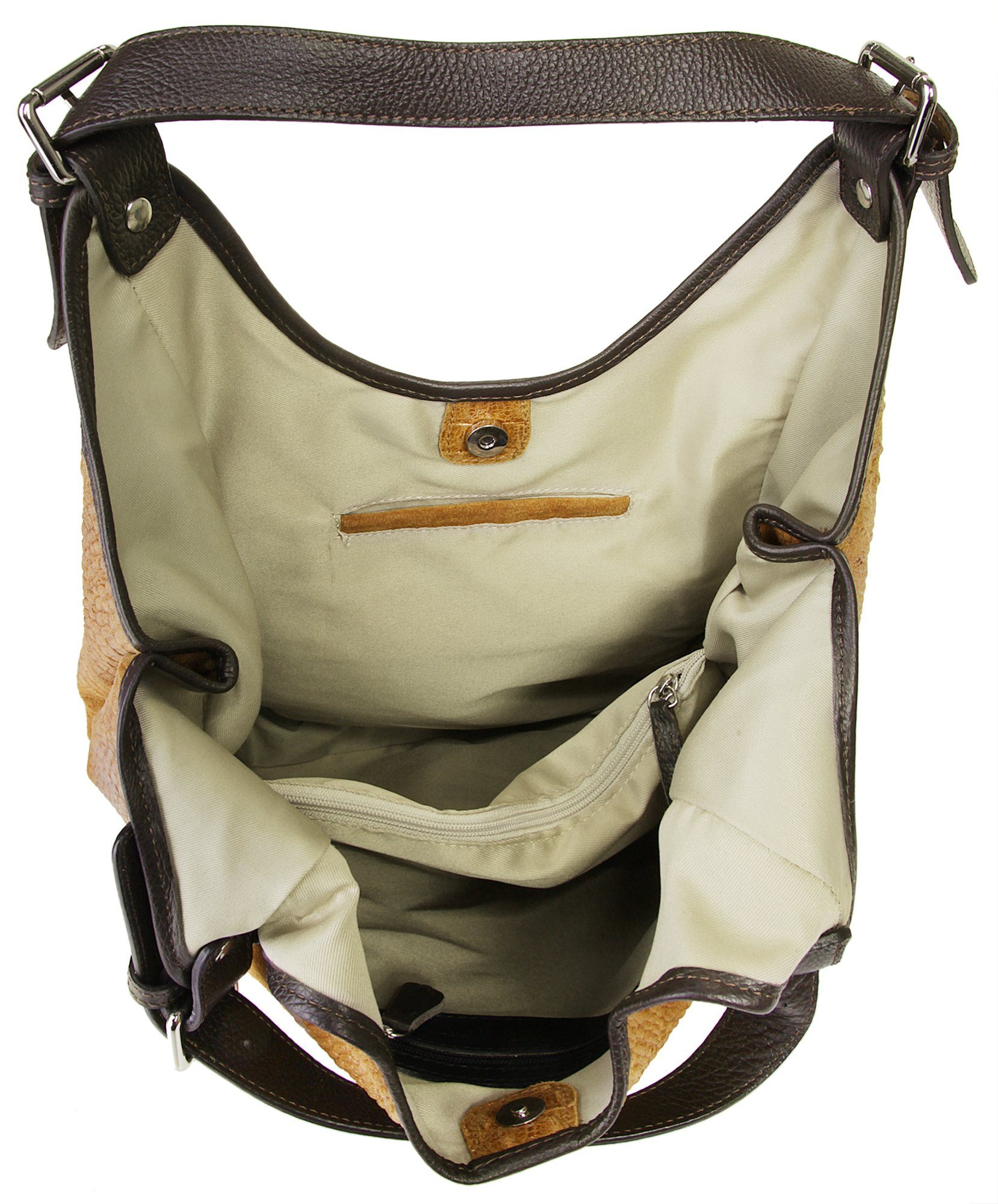 Samantha Look Shopper echt leer, made in italy