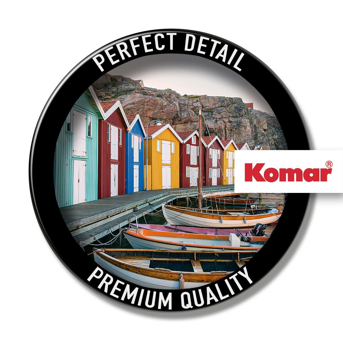 Komar Artprint op linnen Malerische Smögen - Afmeting 90 x 40 cm (1 stuk)