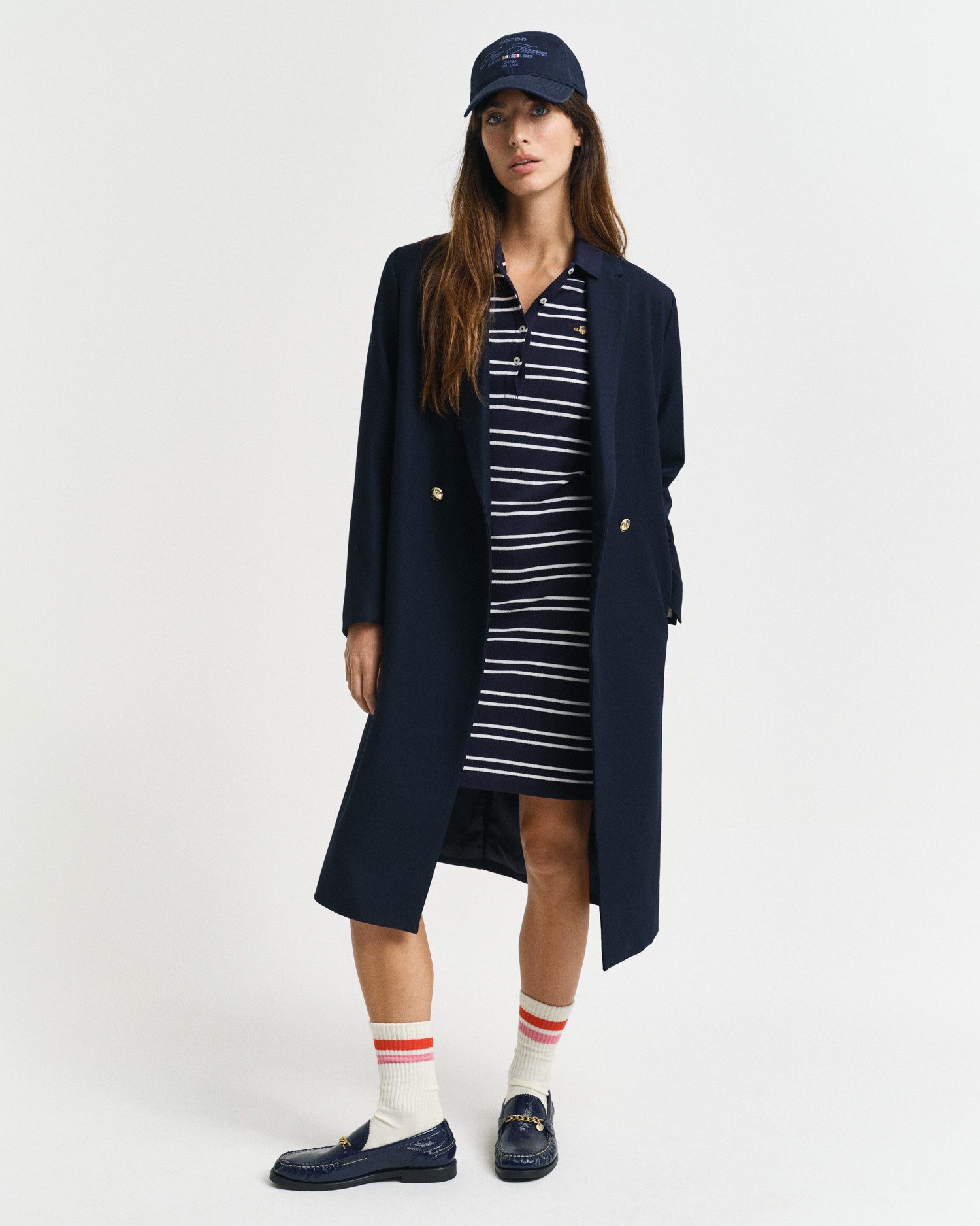 Gant Polojurk STRIPE SHIELD SS PIQUE POLO DRESS