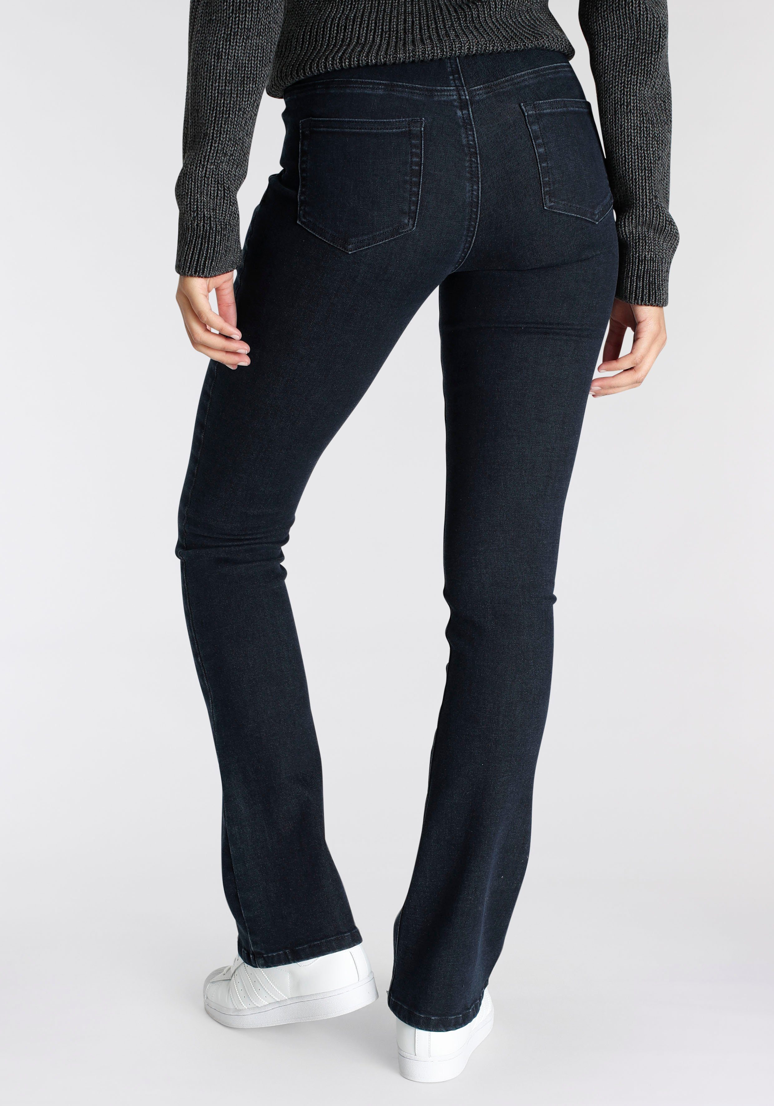 Arizona Bootcut jeans Ultra Soft elastische pasvorm, uitlopende pasvorm, hoge taille