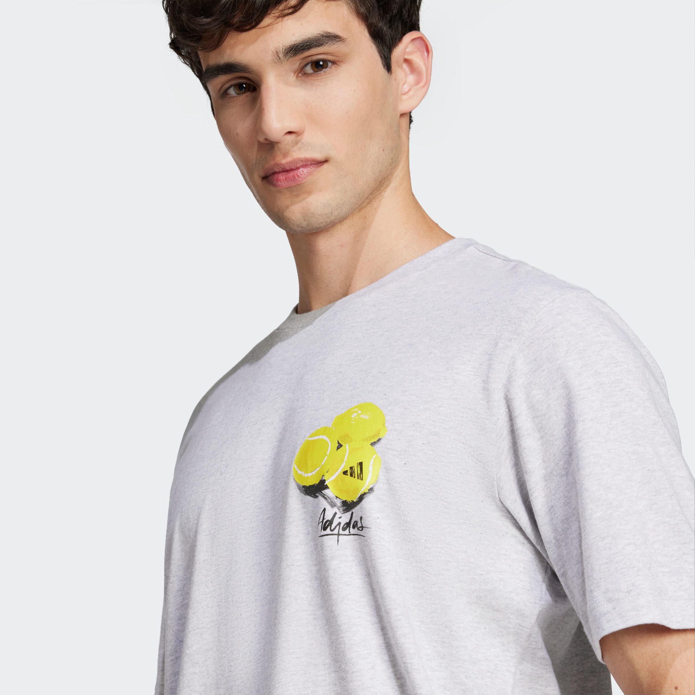 adidas Sportswear T-shirt M L SL LEMON T